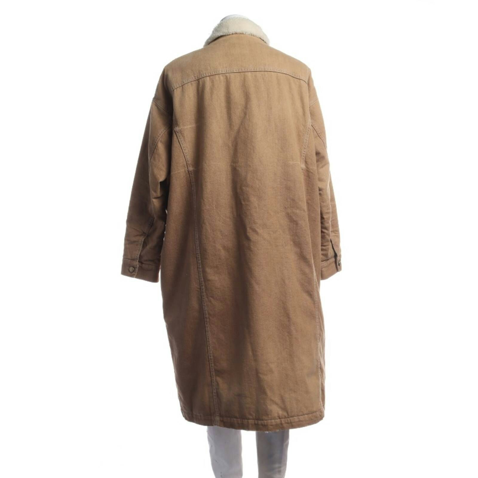 Image 2 of Denim Coat XS Light Brown in color Brown | Vite EnVogue