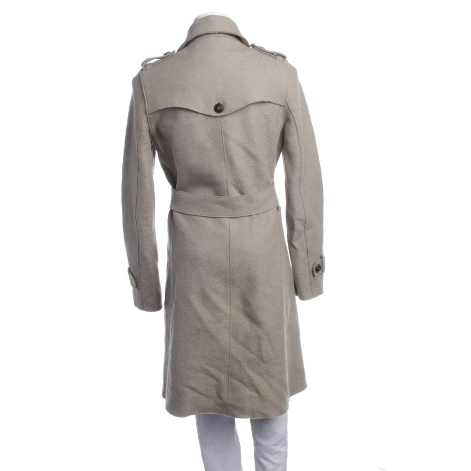 Image 2 of Mid-Season Coat 36 Beige in color White | Vite EnVogue