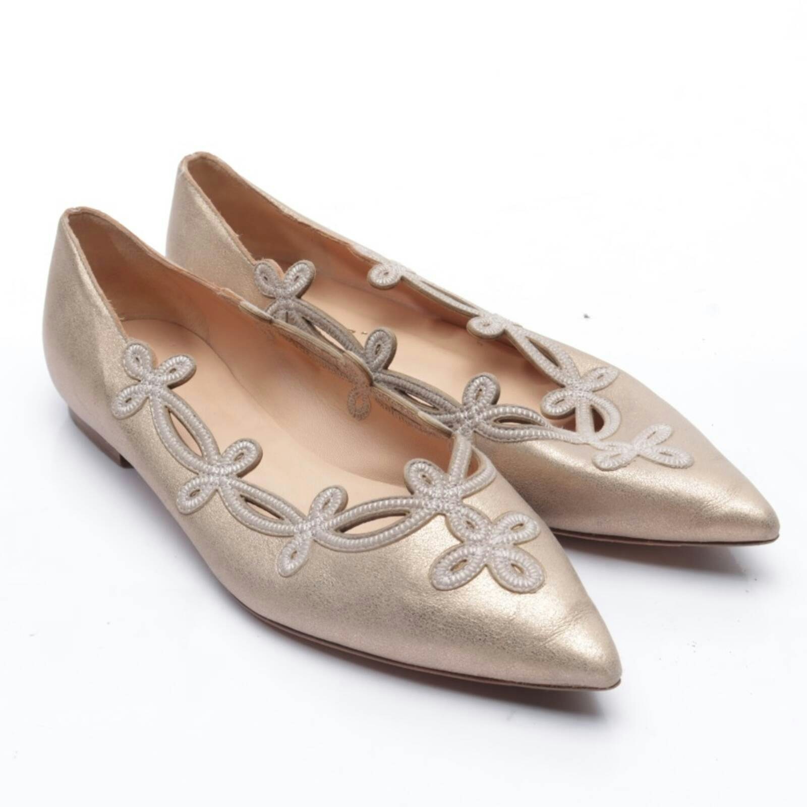 Image 1 of Ballet Flats EUR 39.5 Gold in color Metallic | Vite EnVogue