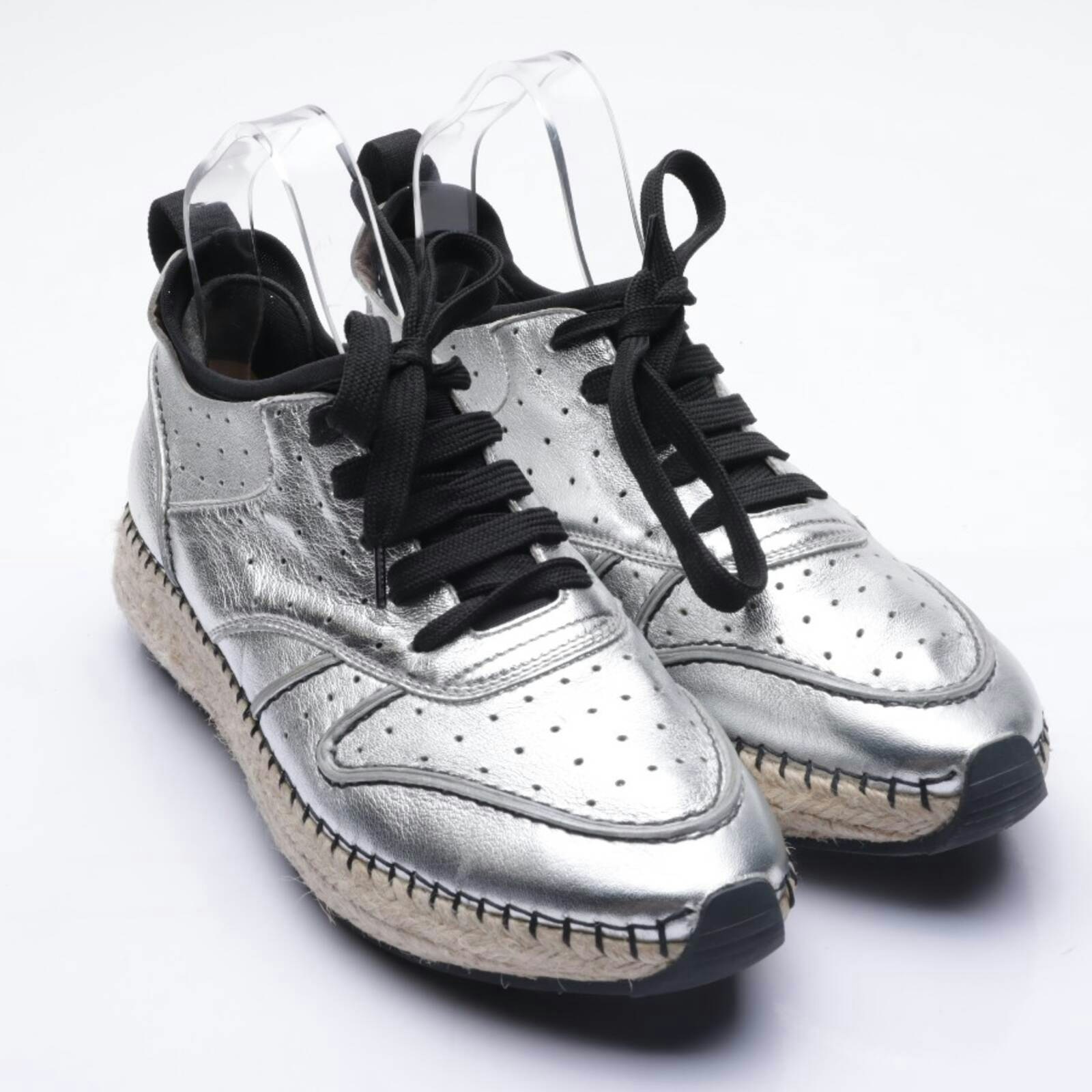 Image 1 of Sneakers EUR 39.5 Silver in color Metallic | Vite EnVogue