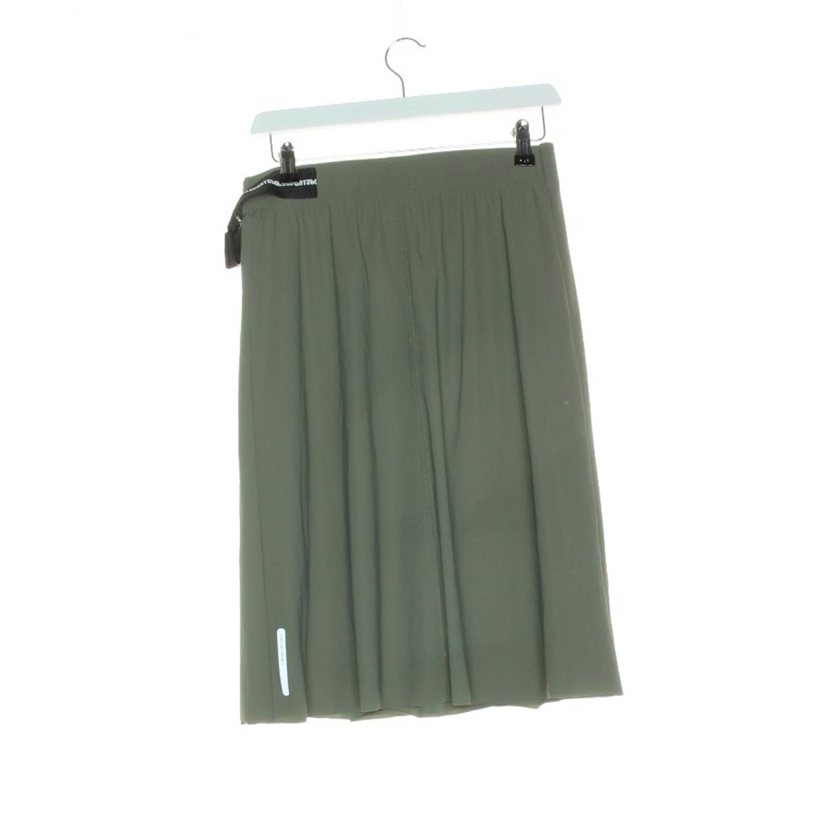 Image 2 of Skirt 36 Olive Green in color Green | Vite EnVogue