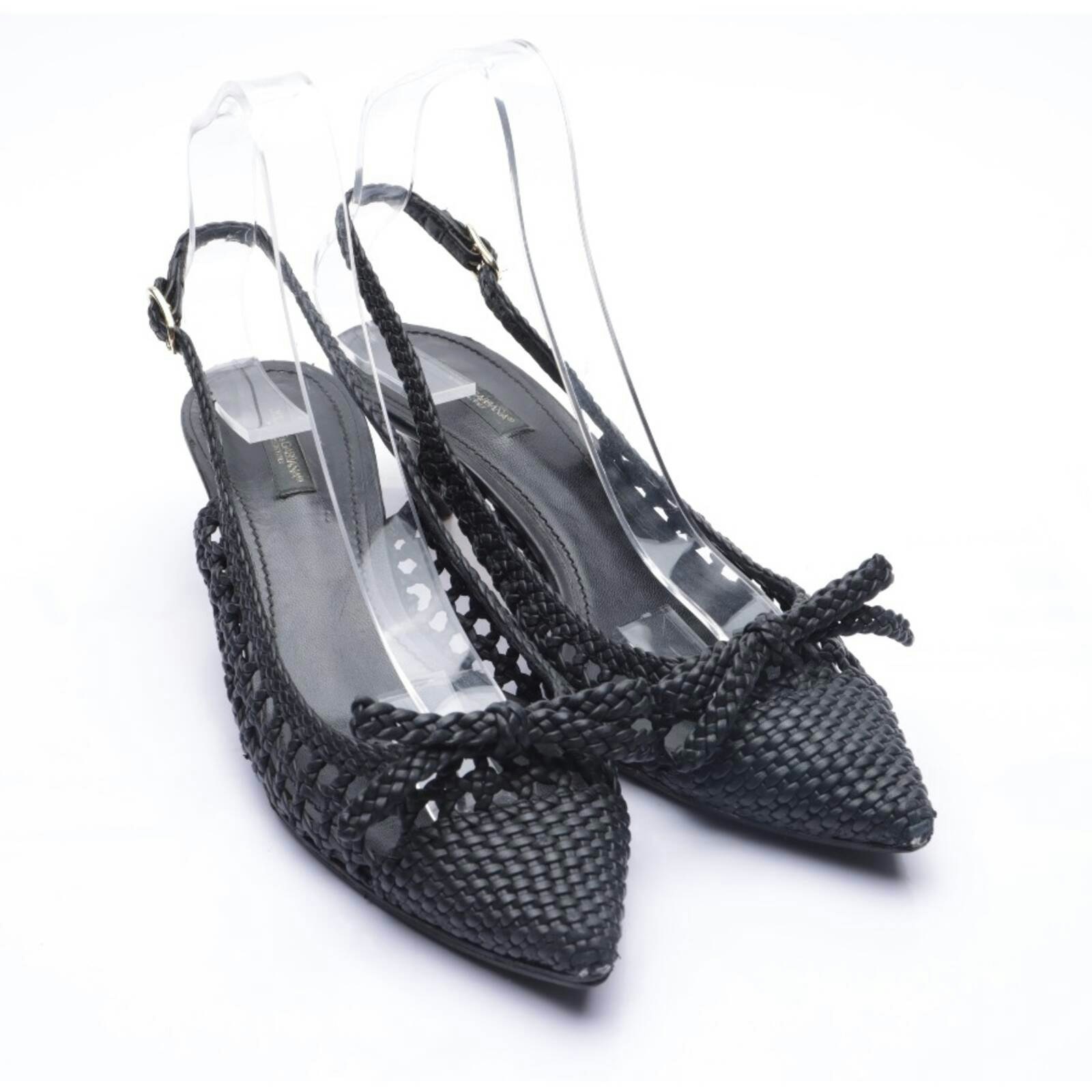 Image 1 of Slingbacks EUR 39 Black in color Black | Vite EnVogue