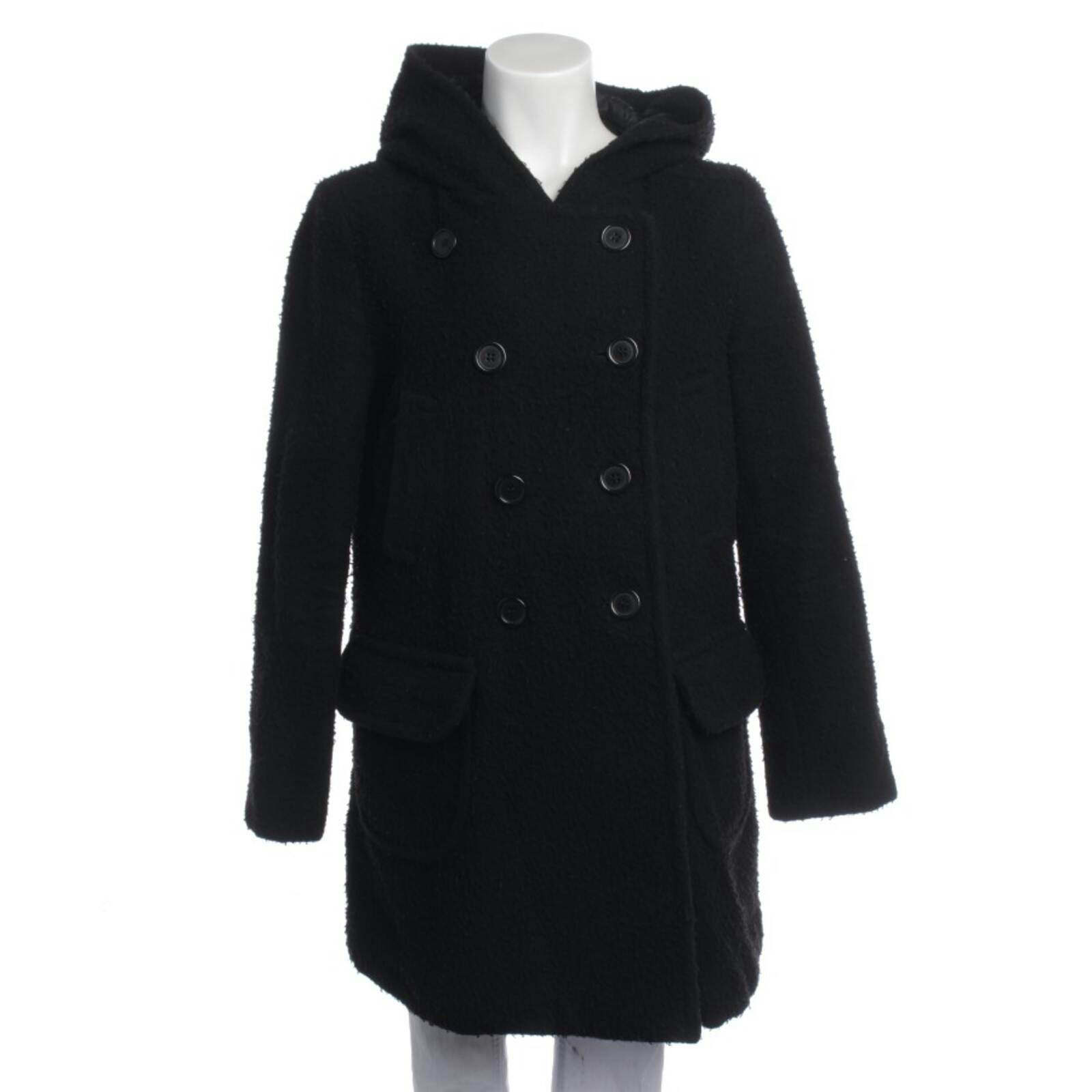 Image 4 of Mid-Season Coat 38 Black in color Black | Vite EnVogue