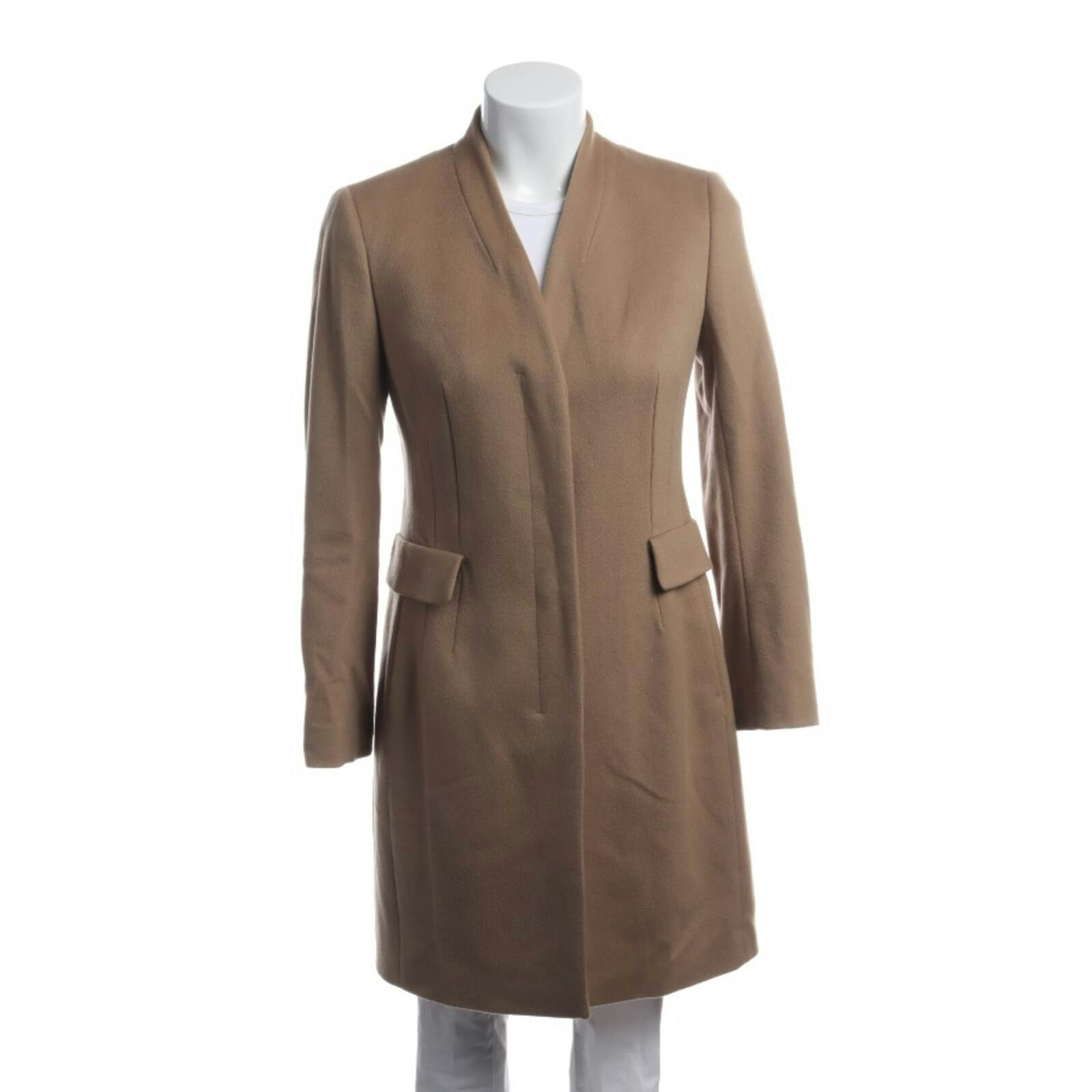 Image 1 of Coat 38 Light Brown in color Brown | Vite EnVogue