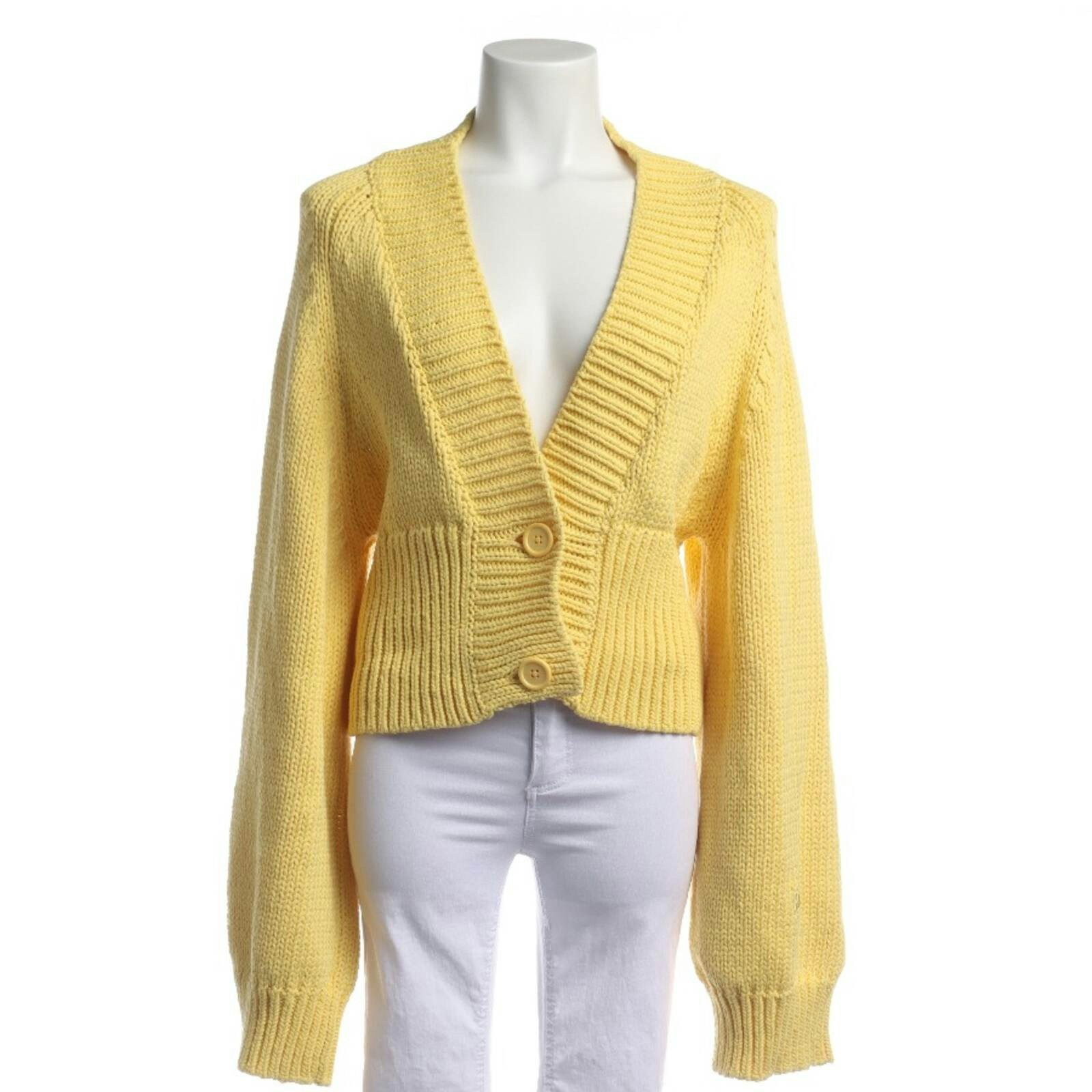 Image 1 of Cardigan 38 Yellow in color Yellow | Vite EnVogue