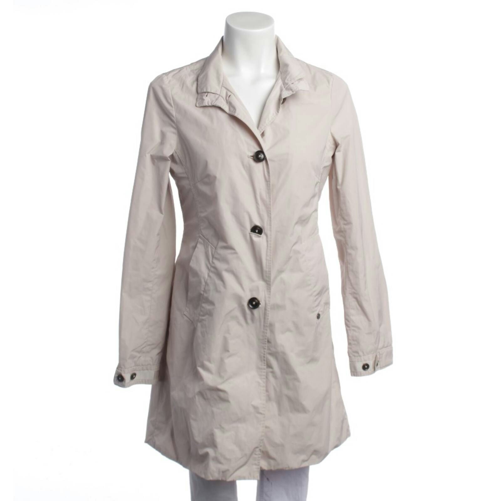 Image 1 of Mid-Season Jacket 36 Beige in color White | Vite EnVogue