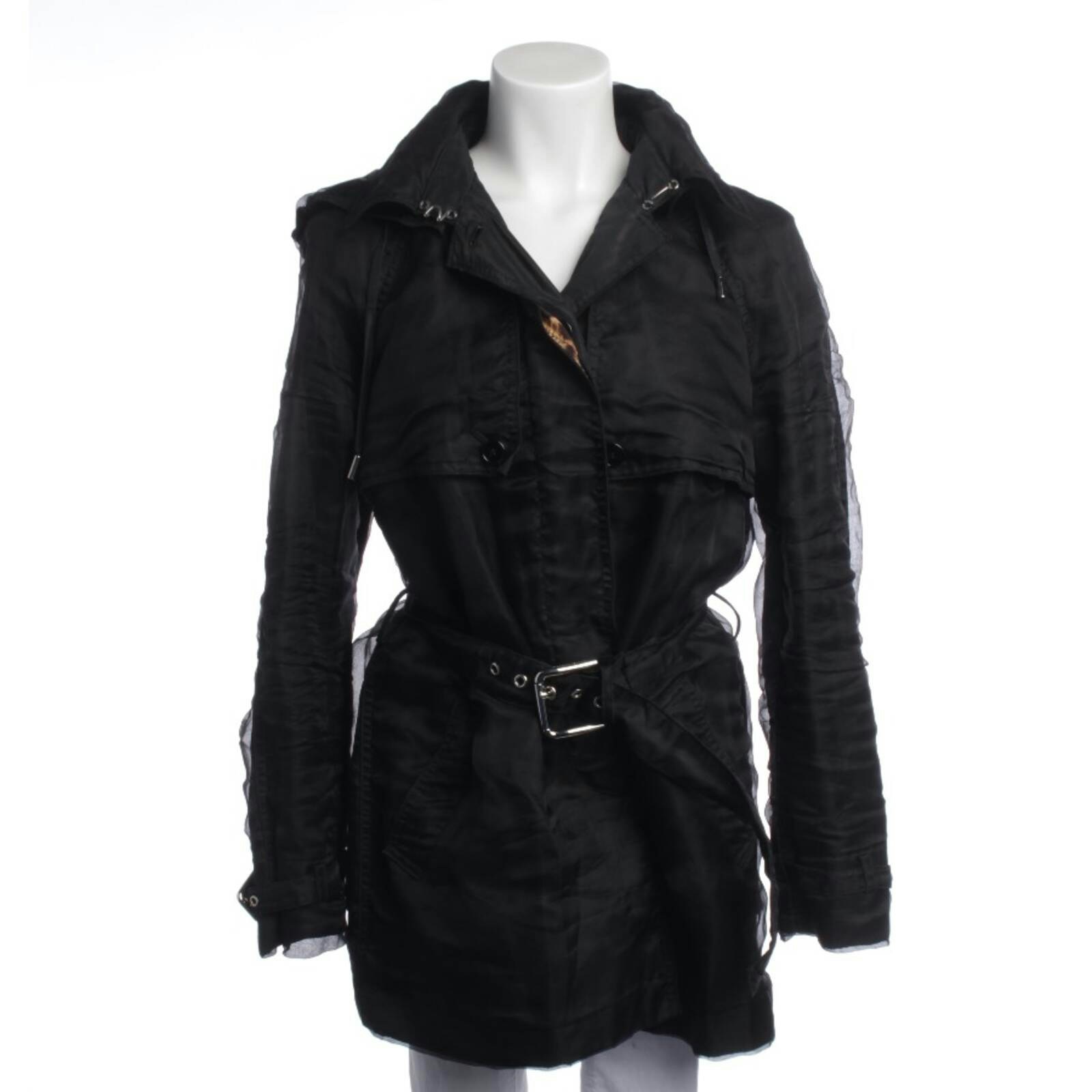 Image 1 of Mid-Season Coat 38 Black in color Black | Vite EnVogue