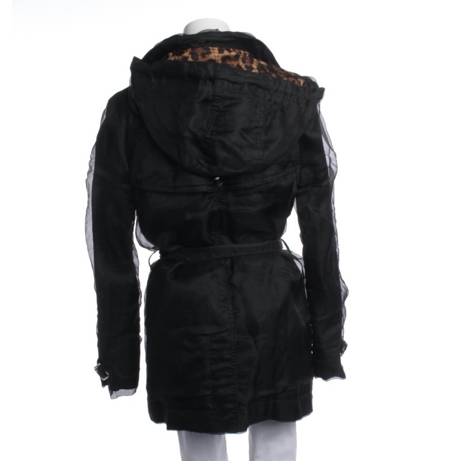 Image 2 of Mid-Season Coat 38 Black in color Black | Vite EnVogue