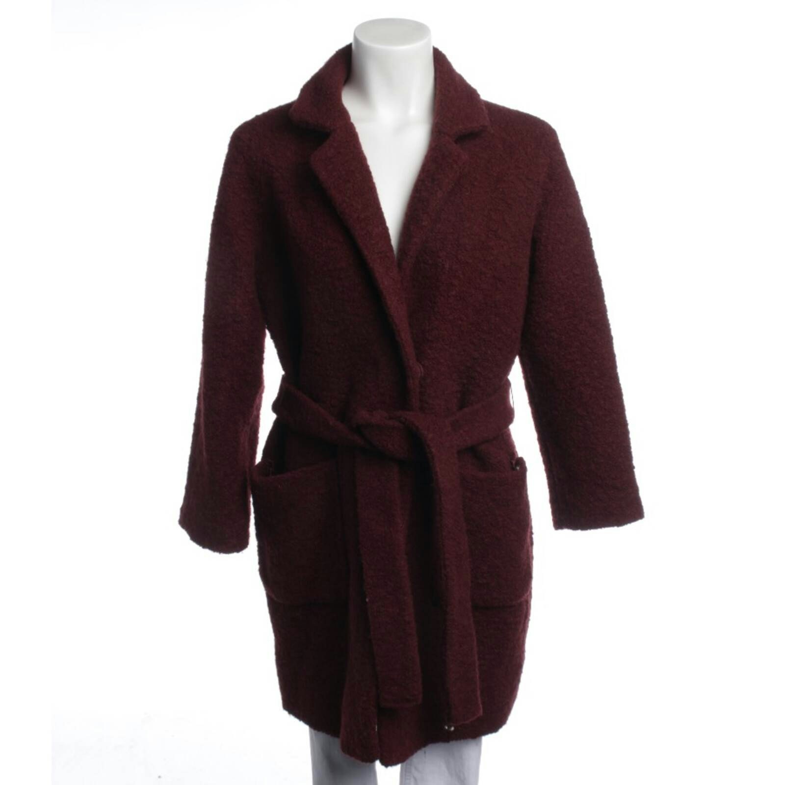 Image 1 of Mid-Season Coat S Bordeaux in color Red | Vite EnVogue