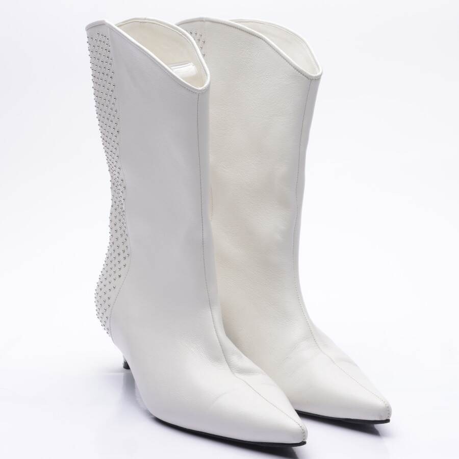 Image 1 of Ankle Boots EUR 39 Cream in color White | Vite EnVogue