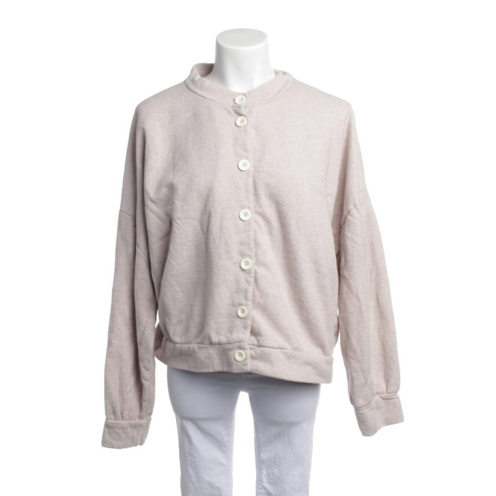 Image 1 of Fleece Shirt L Beige in color White | Vite EnVogue