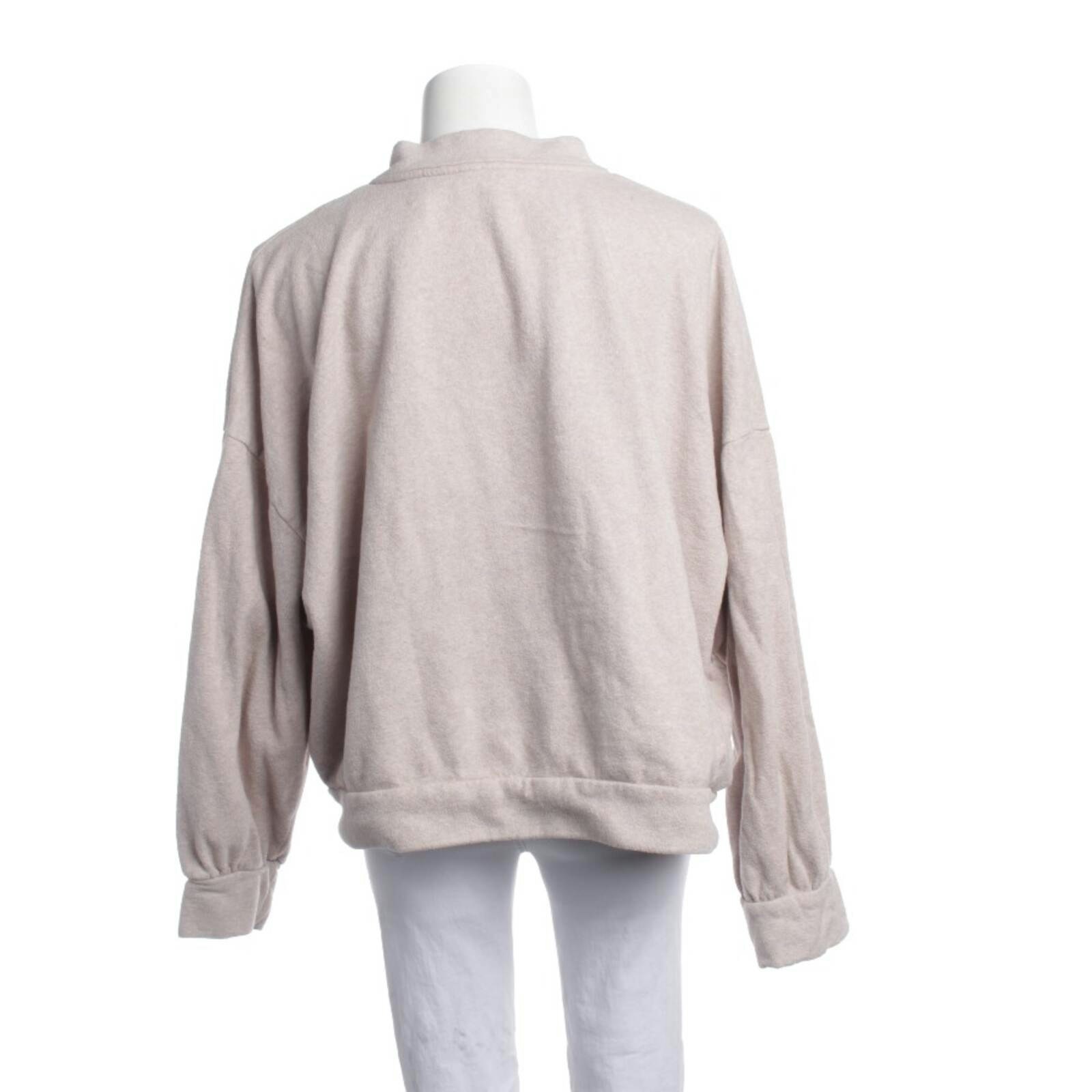 Image 2 of Fleece Shirt L Beige in color White | Vite EnVogue