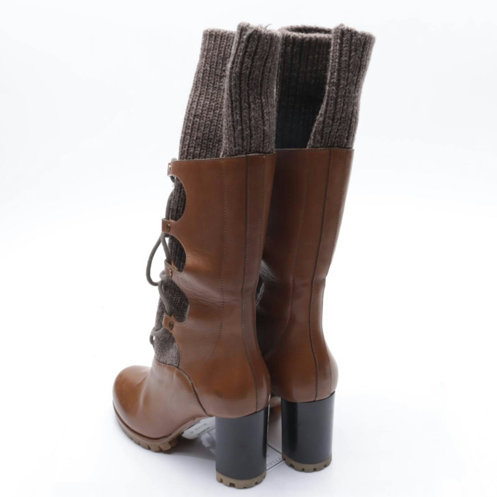 Image 2 of Boots EUR 36 Brown in color Brown | Vite EnVogue