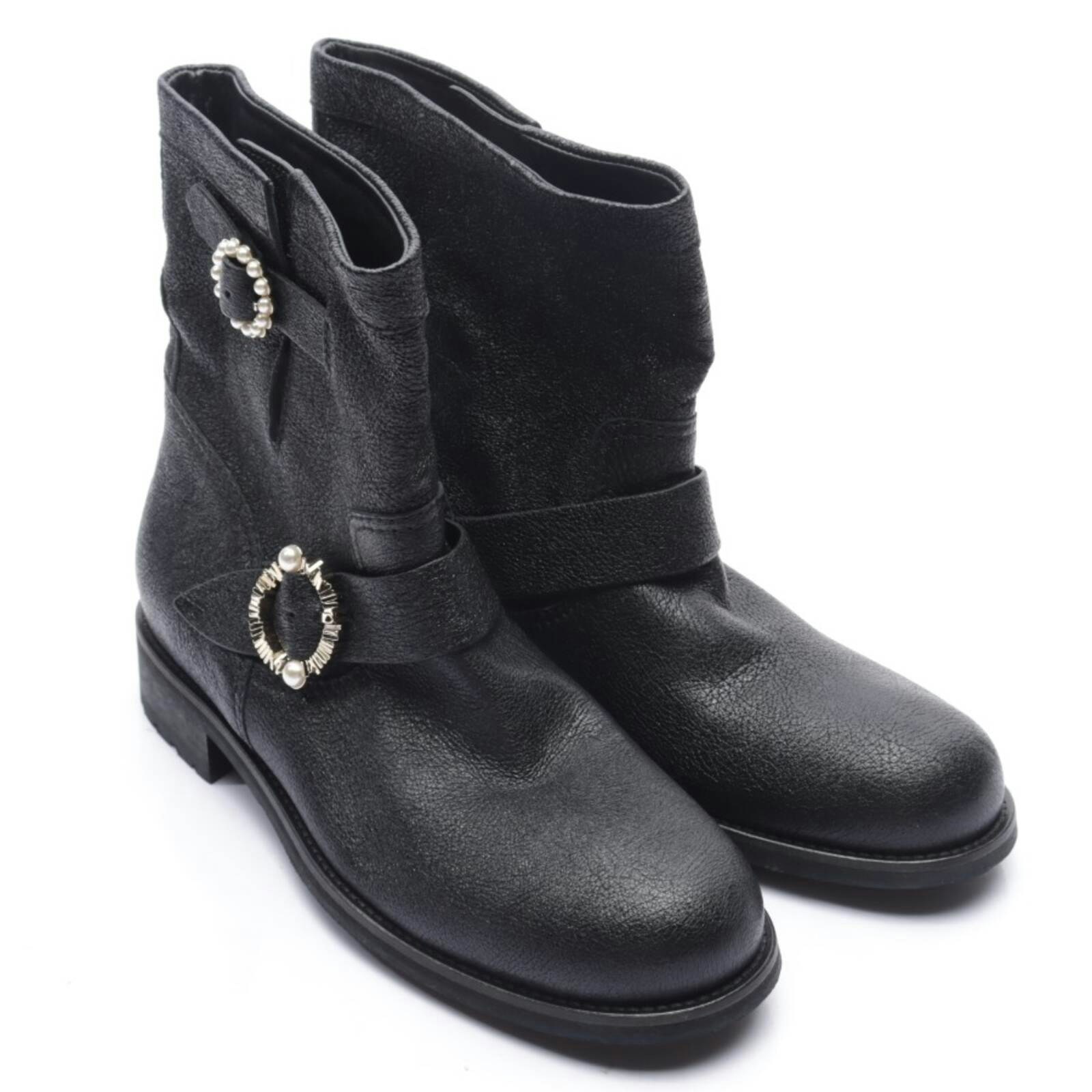 Image 1 of Ankle Boots EUR 40 Black in color Black | Vite EnVogue