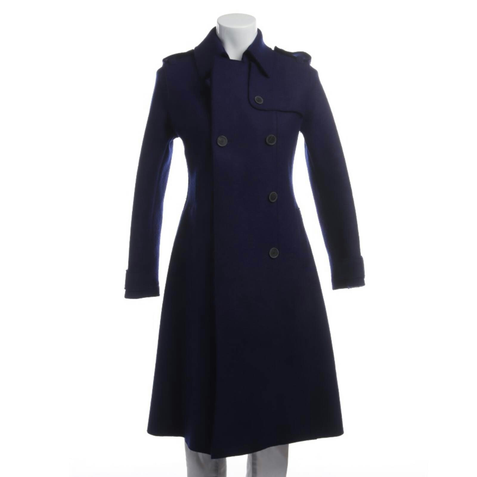 Image 1 of Mid-Season Coat 38 Blue in color Blue | Vite EnVogue