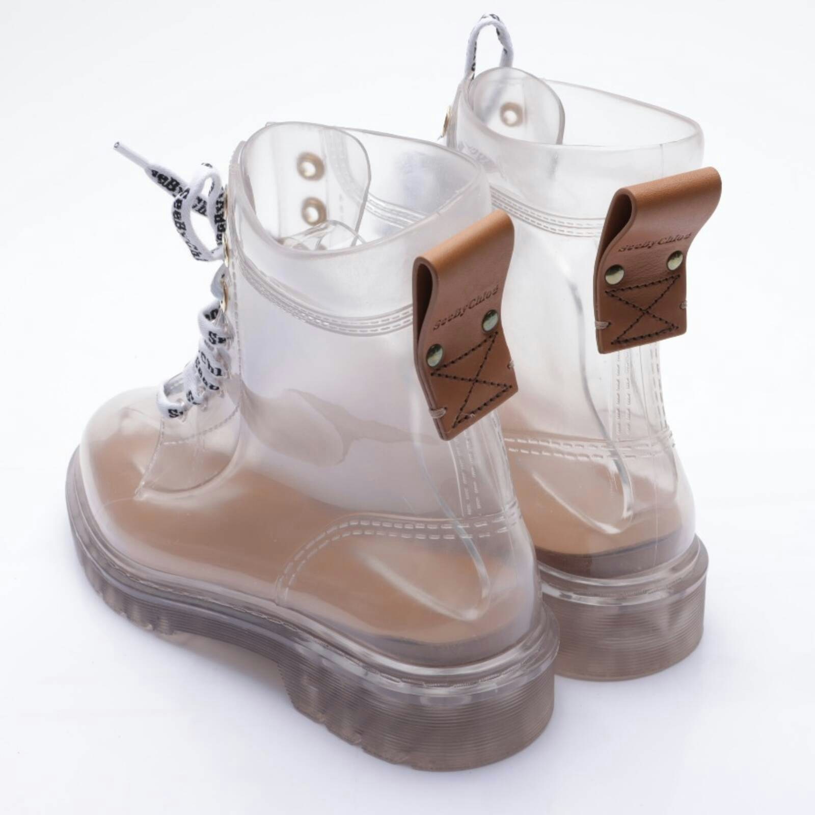 Image 2 of Ankle Boots EUR38 Transparent in color White | Vite EnVogue