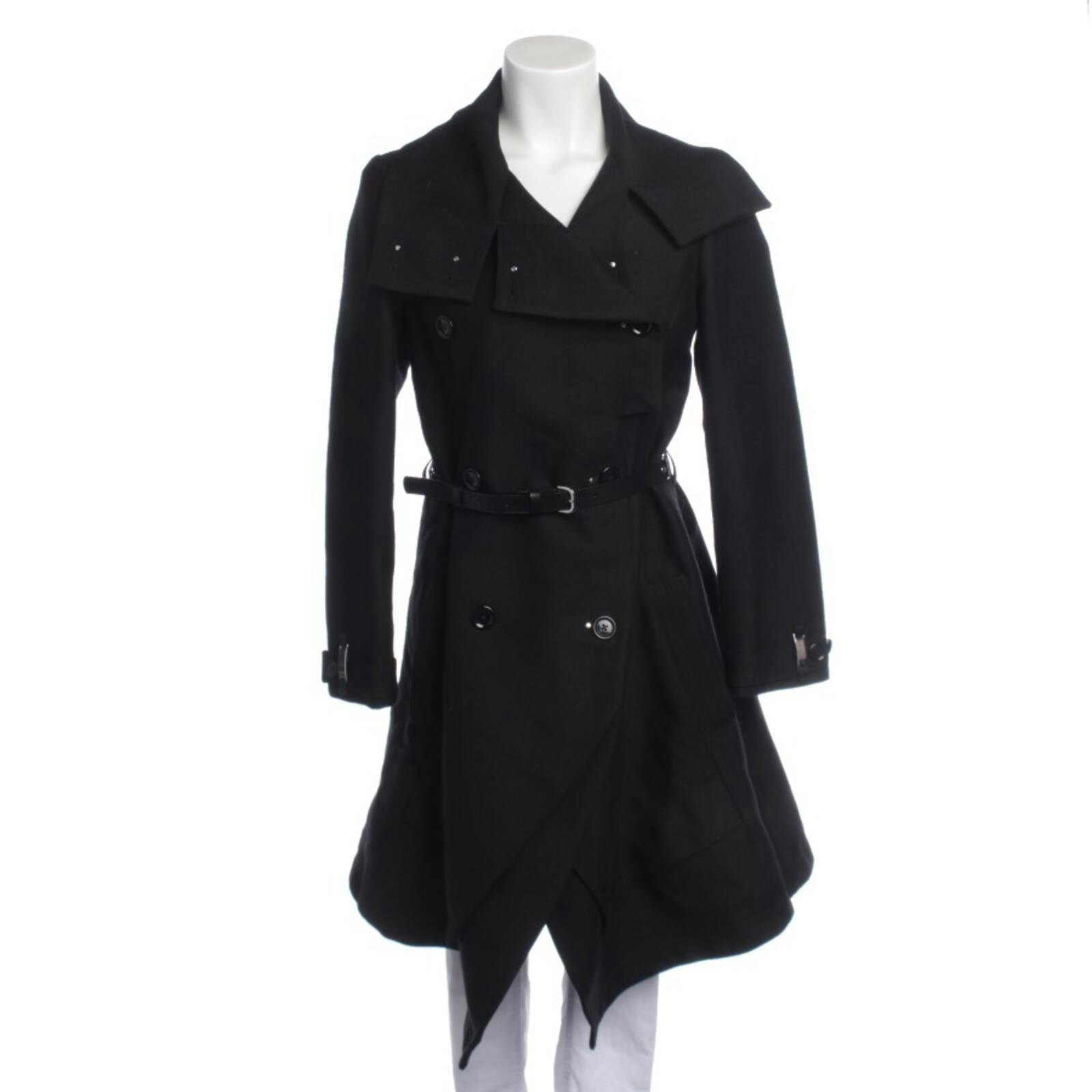 Image 1 of Mid-Season Coat 36 Black in color Black | Vite EnVogue