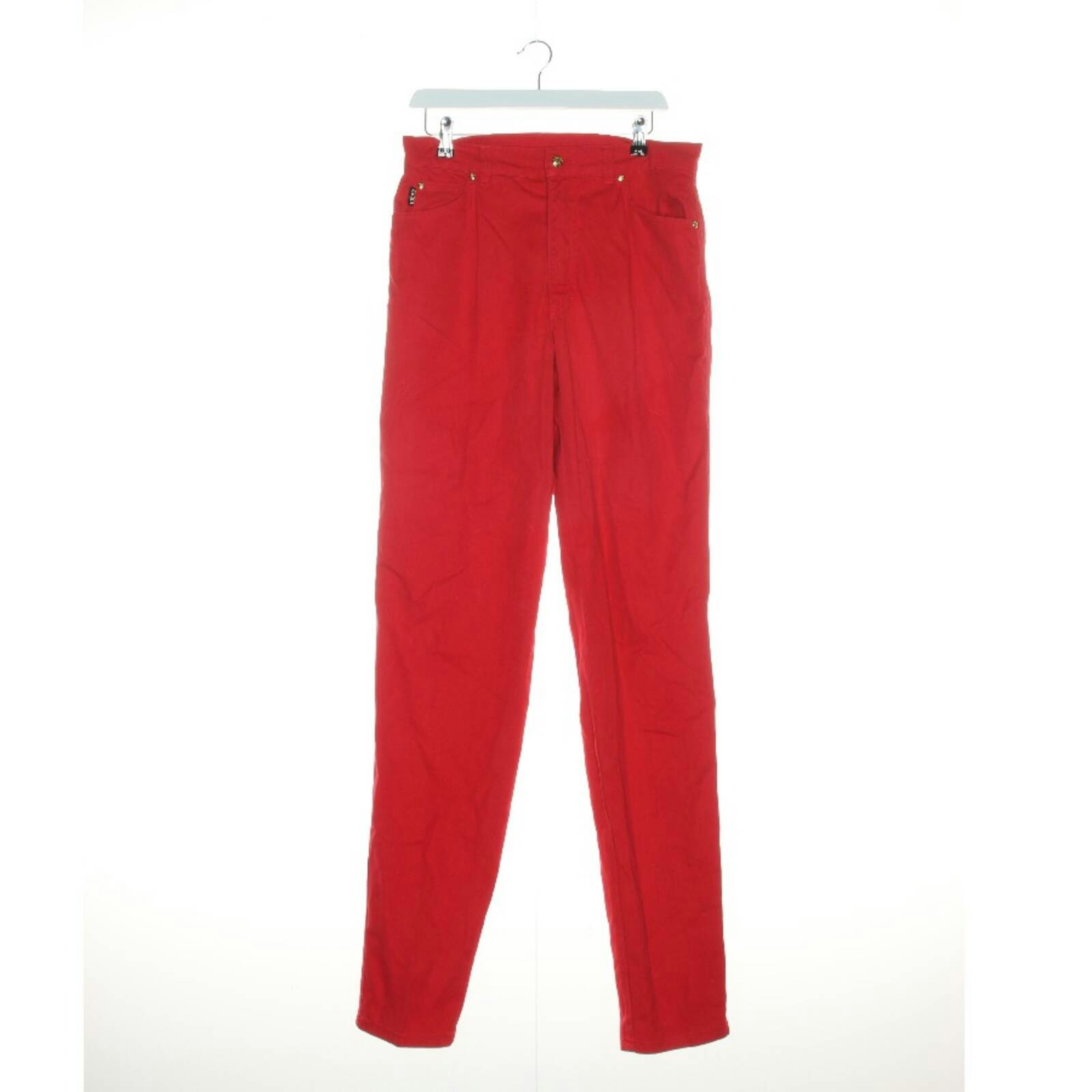 Image 1 of Pants 40 Red in color Red | Vite EnVogue