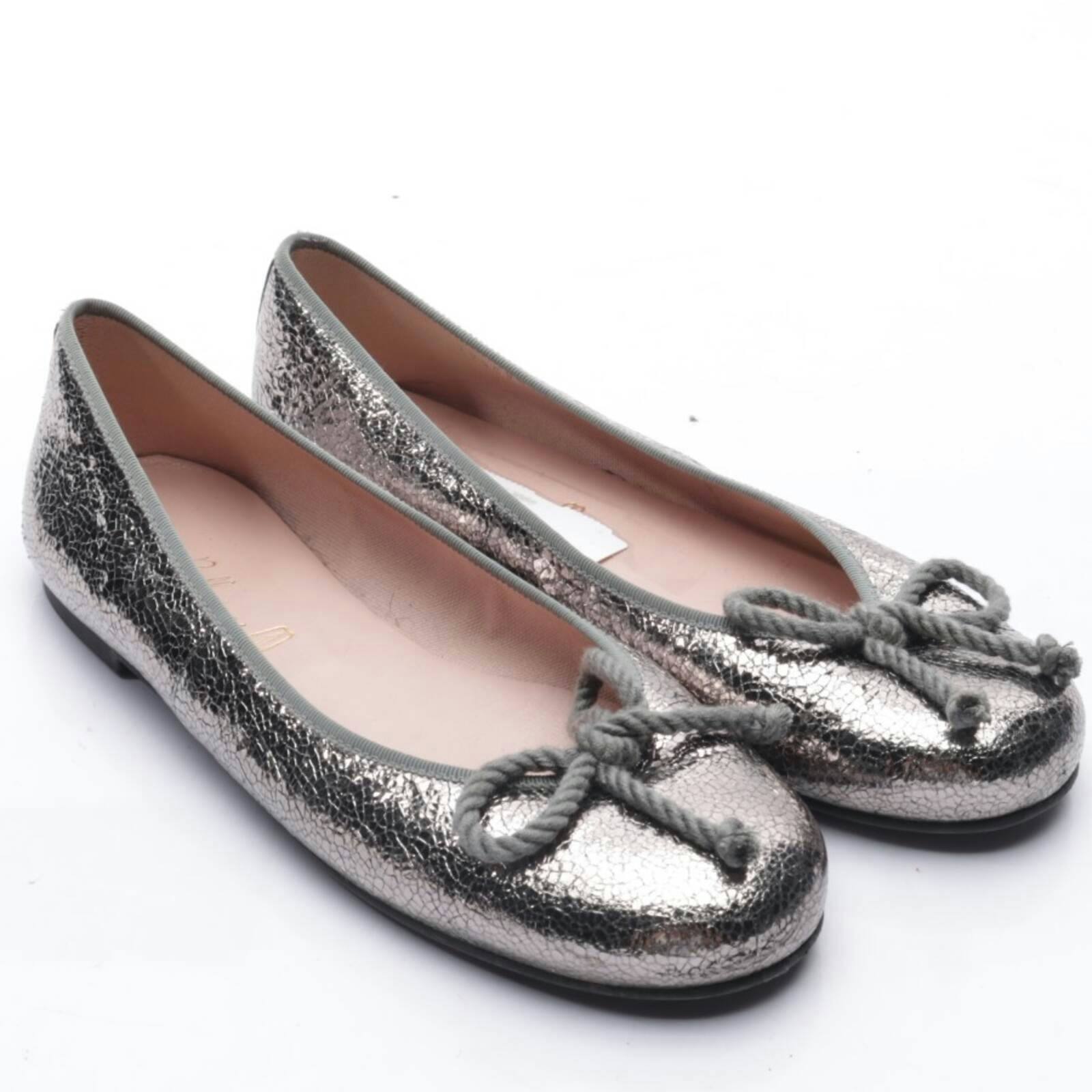 Image 1 of Ballet Flats EUR38 Silver in color Metallic | Vite EnVogue