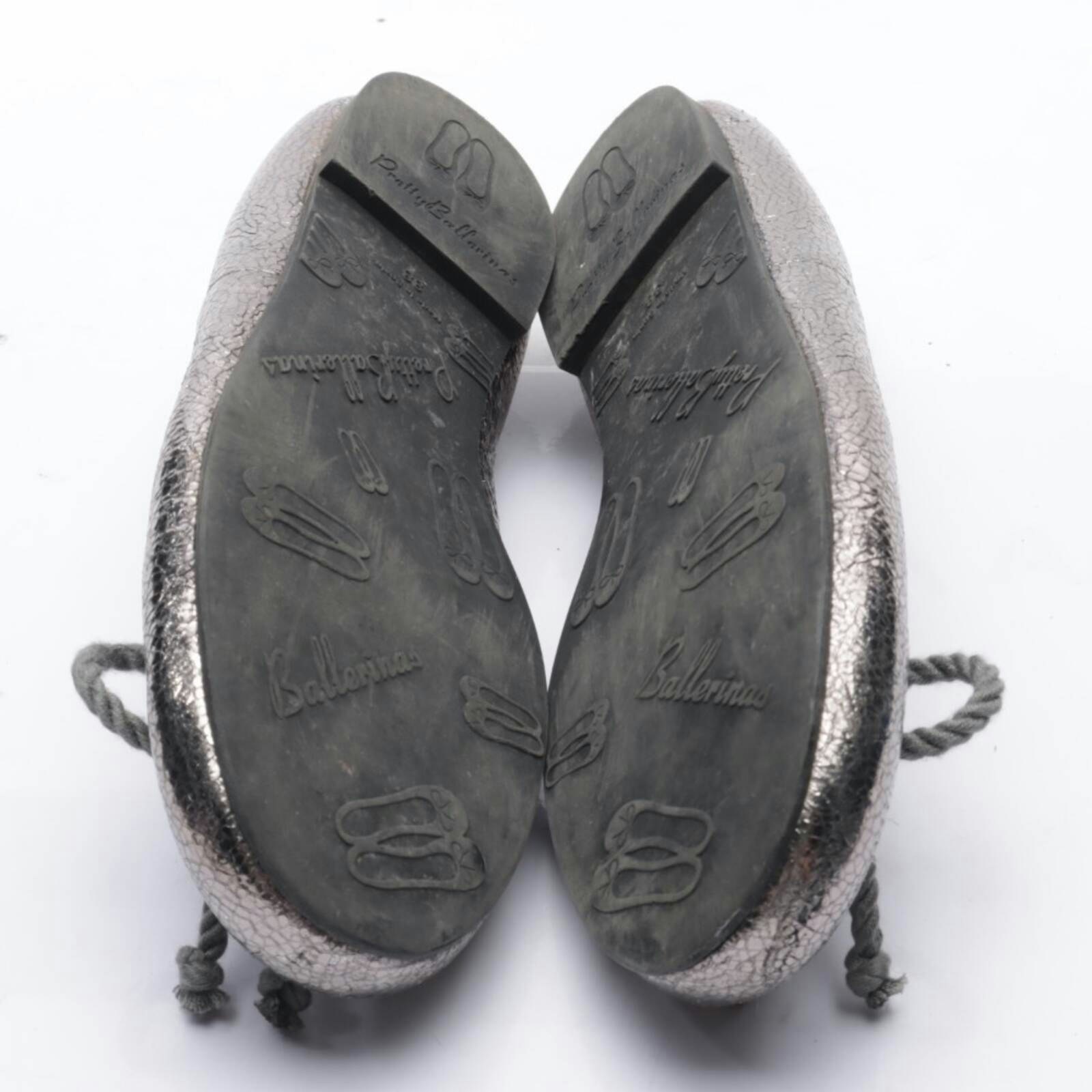 Image 3 of Ballet Flats EUR38 Silver in color Metallic | Vite EnVogue