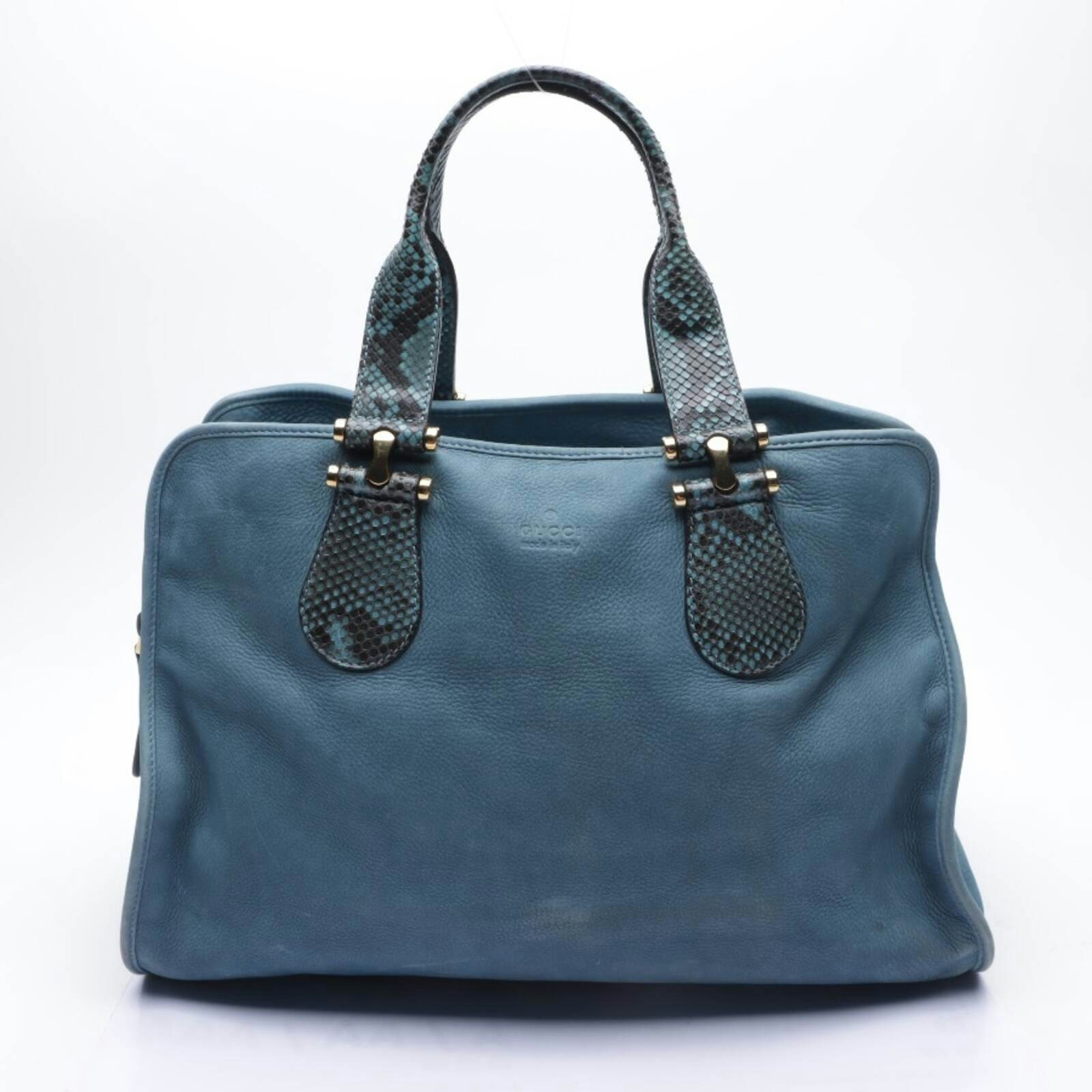 Image 1 of Vintage Handbag Turquoise in color Blue | Vite EnVogue