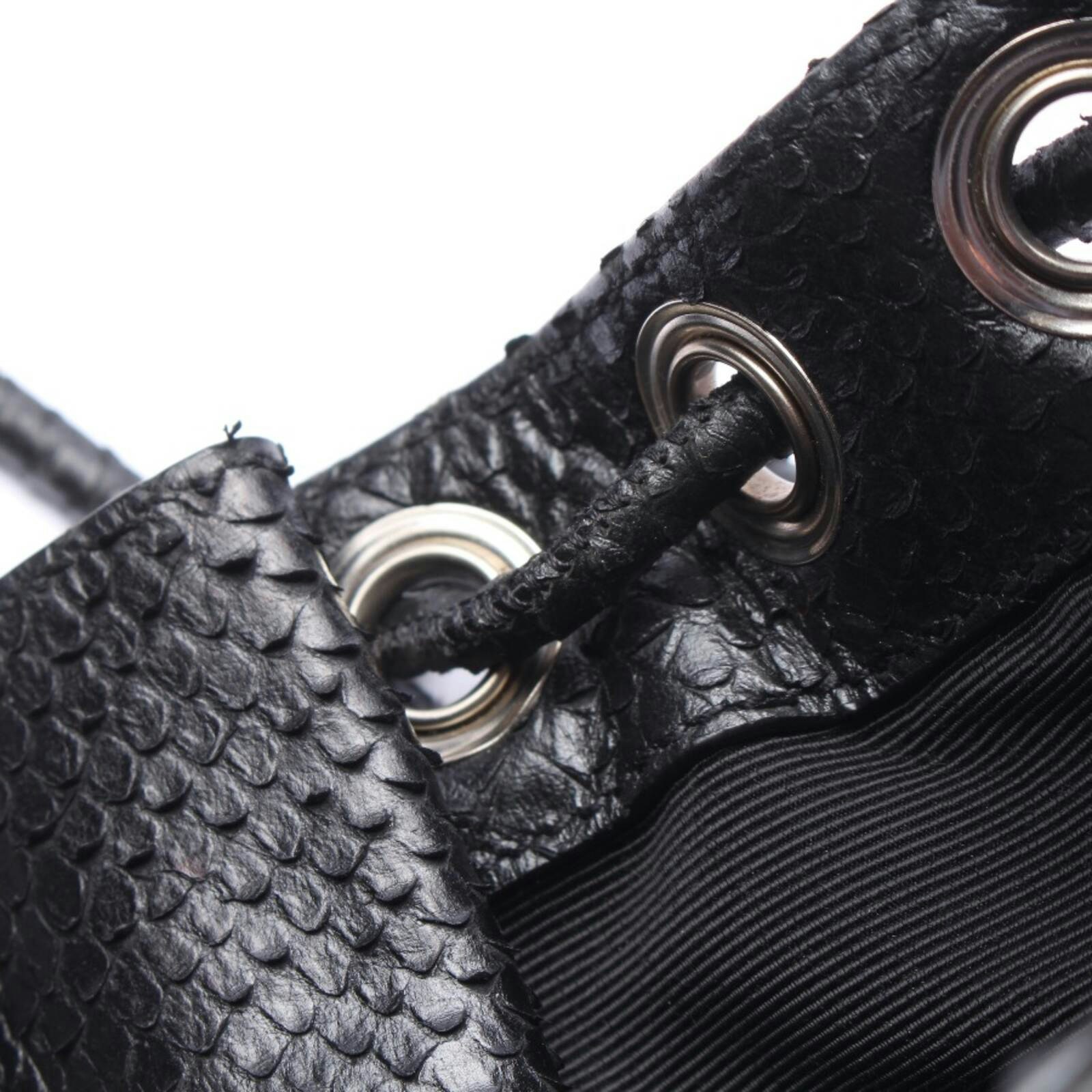 Image 7 of Rider Bucket Small Bucket Bag Black in color Black | Vite EnVogue