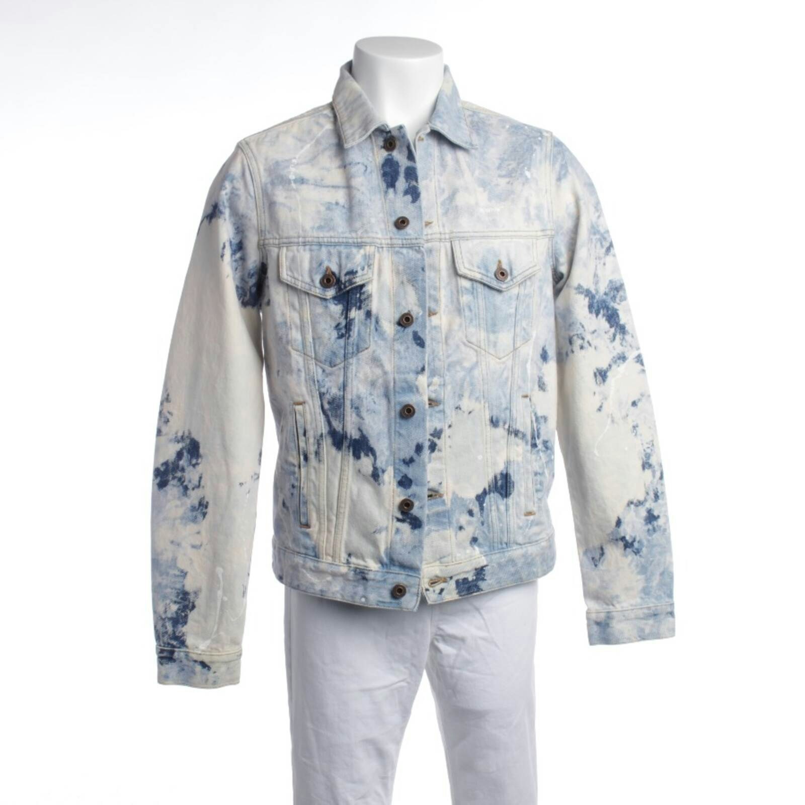 Image 1 of Denim Jacket L Blue in color Blue | Vite EnVogue