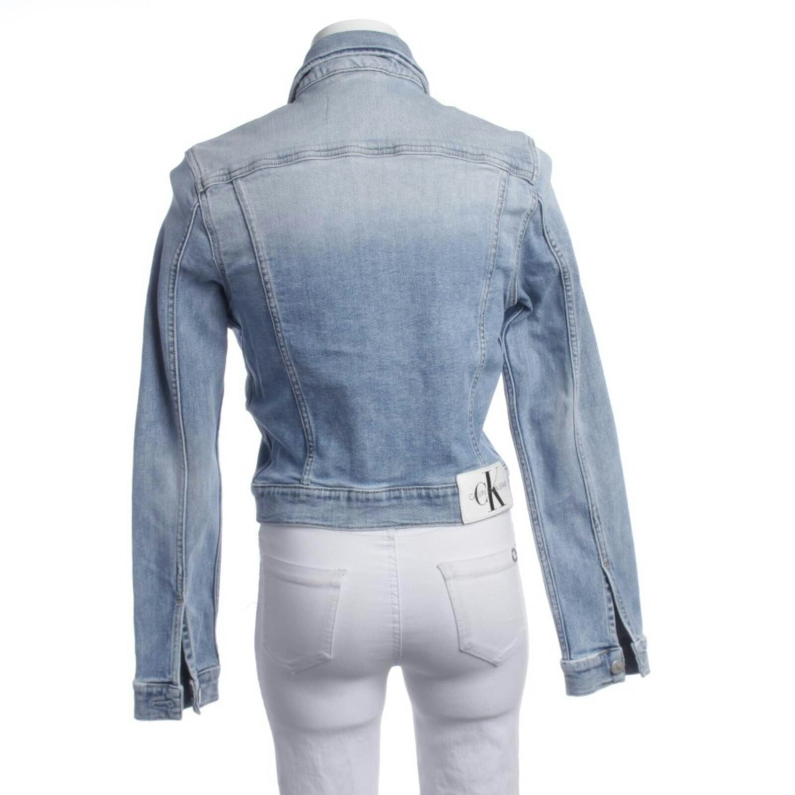 Image 2 of Denim Jacket S Light Blue in color Blue | Vite EnVogue