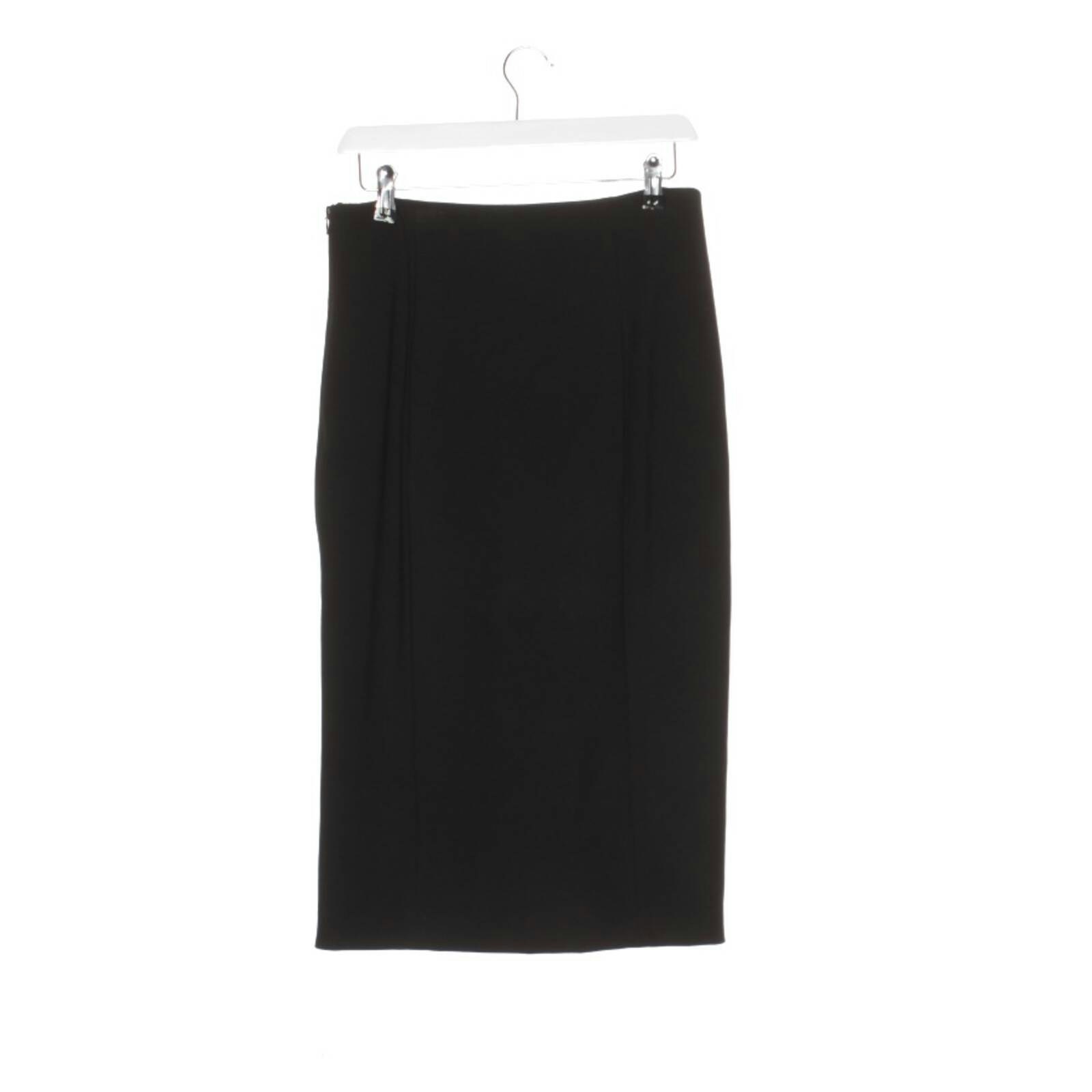 Image 2 of Skirt 38 Black in color Black | Vite EnVogue