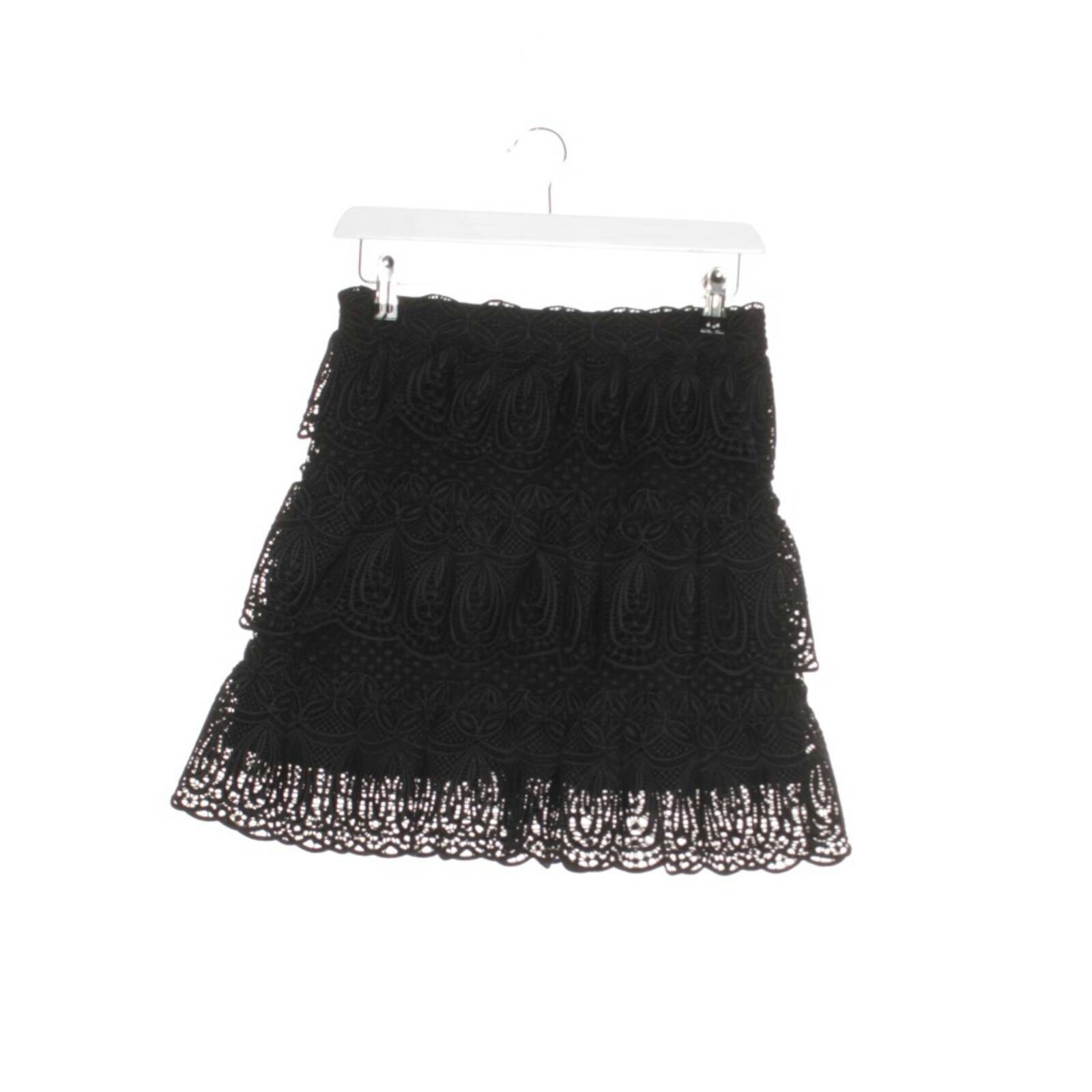 Image 1 of Skirt 34 Black in color Black | Vite EnVogue