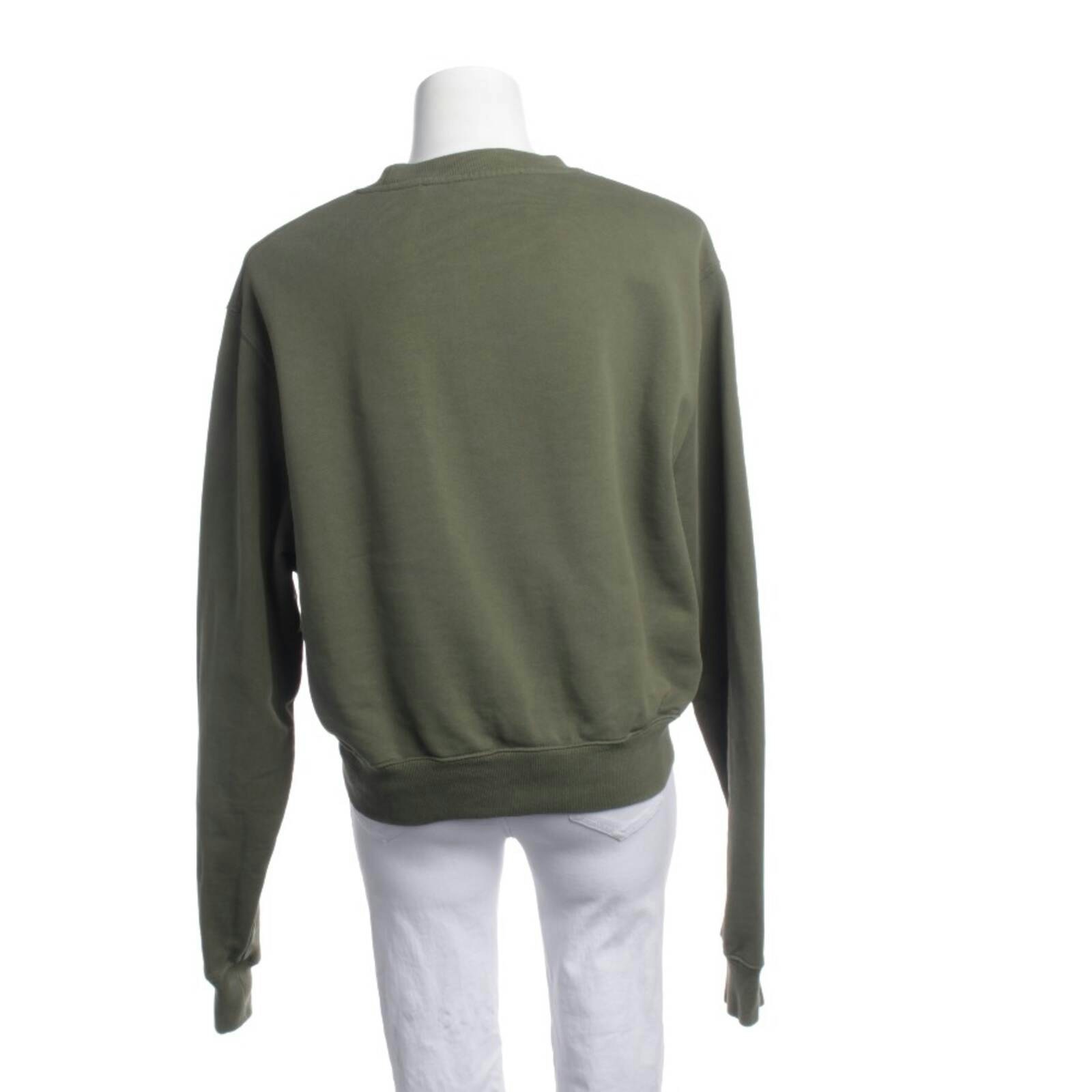 Image 2 of Sweatshirt M Olive Green in color Green | Vite EnVogue