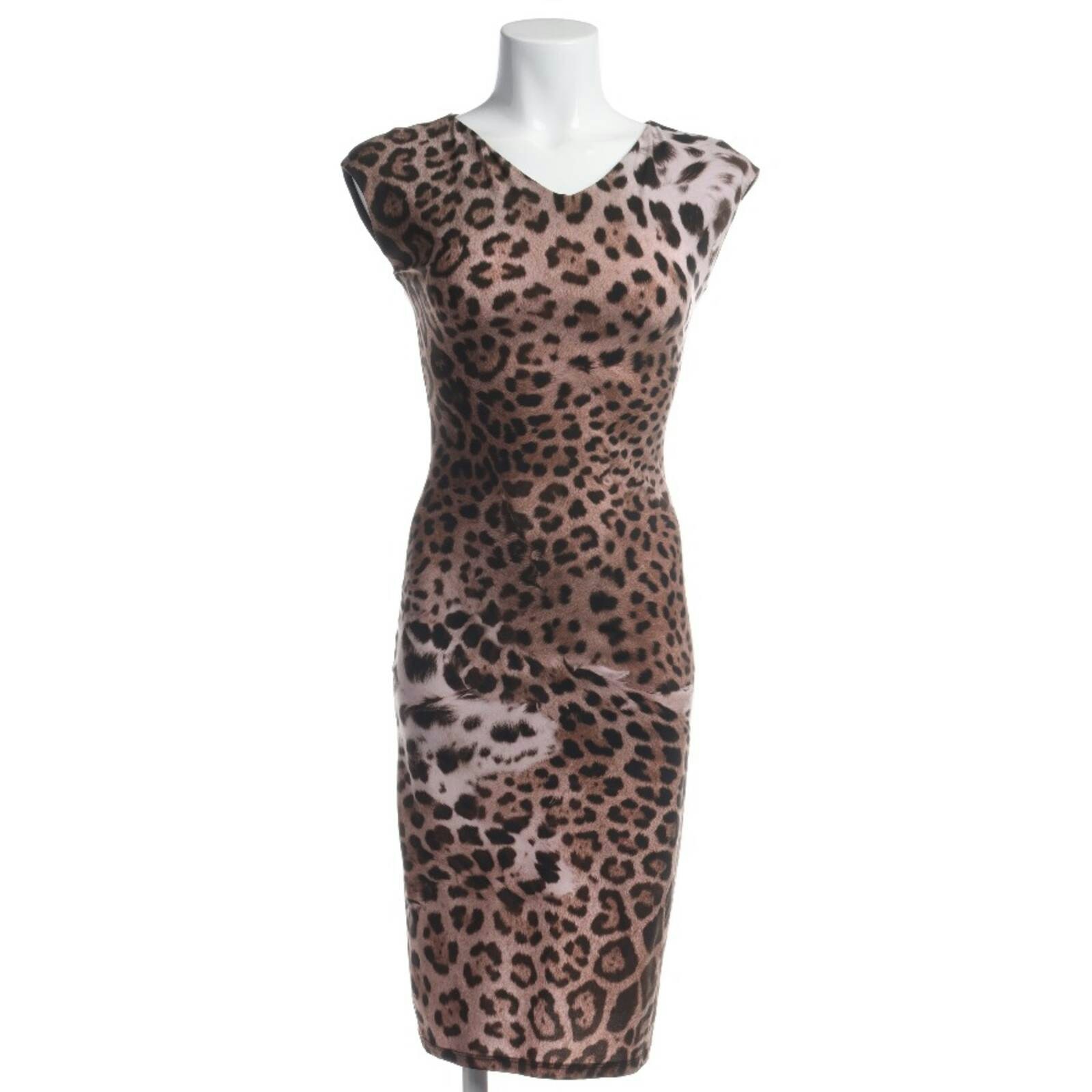 Image 1 of Dress 34 Brown in color Brown | Vite EnVogue