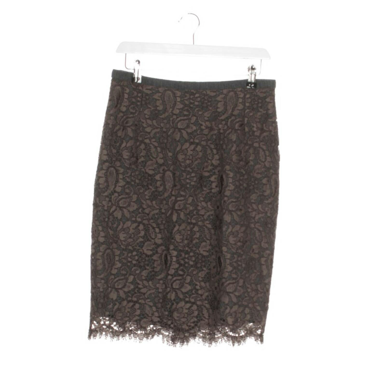 Image 1 of Skirt 38 Brown in color Brown | Vite EnVogue