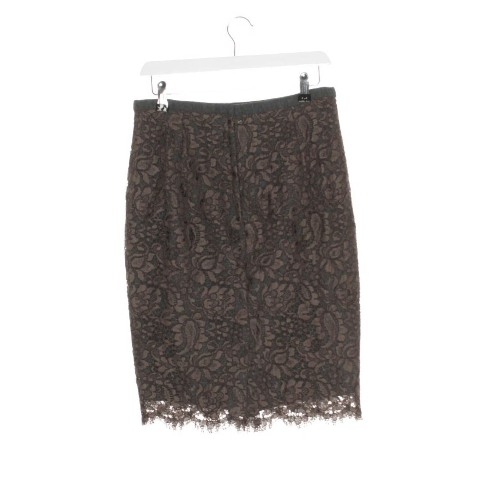 Image 2 of Skirt 38 Brown in color Brown | Vite EnVogue