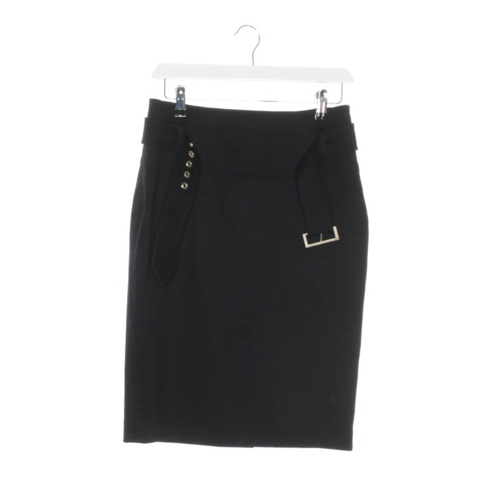 Image 1 of Skirt 36 Black in color Black | Vite EnVogue