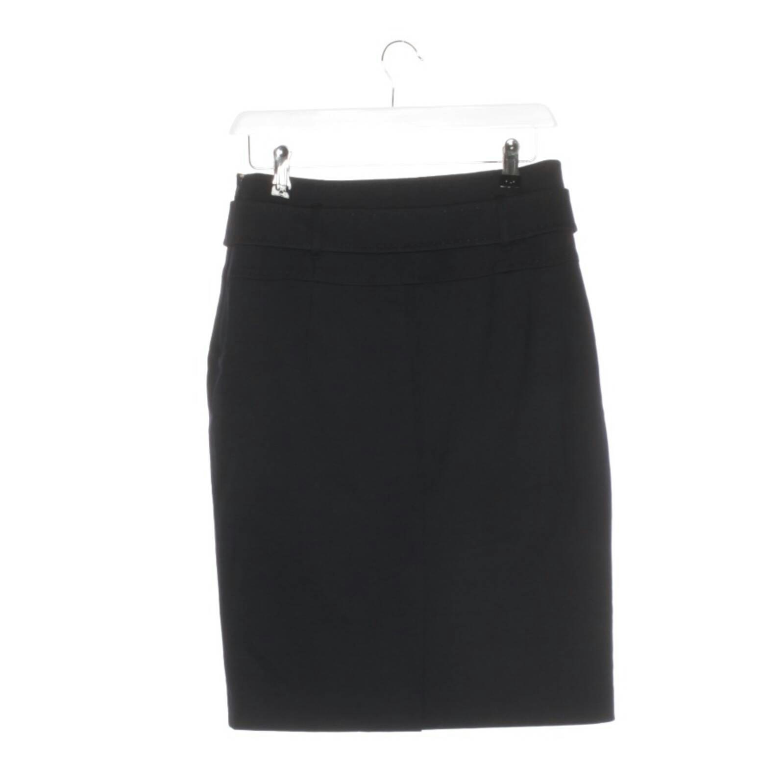 Image 2 of Skirt 36 Black in color Black | Vite EnVogue