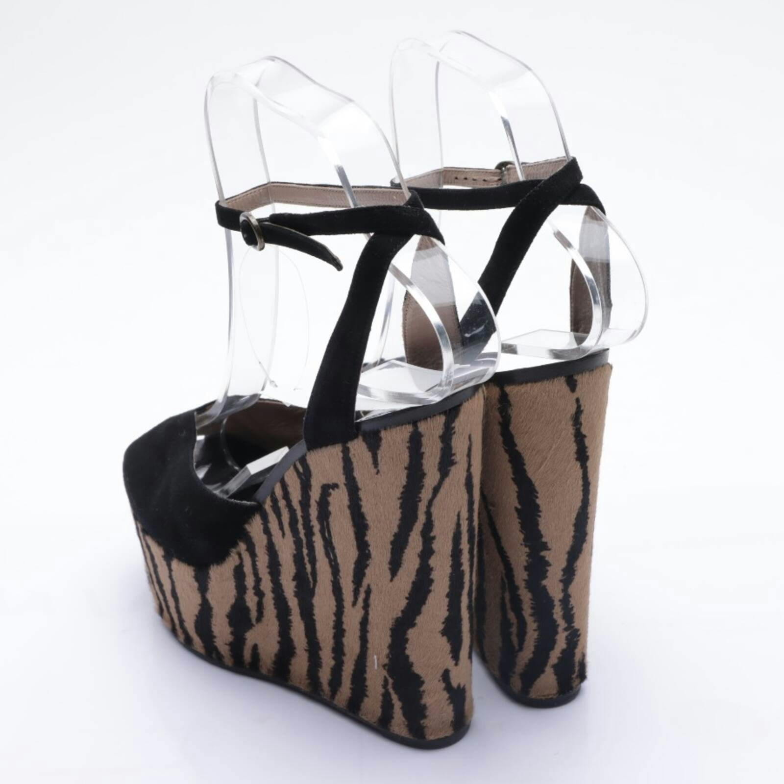 Image 2 of Wedges EUR 37.5 Black in color Black | Vite EnVogue