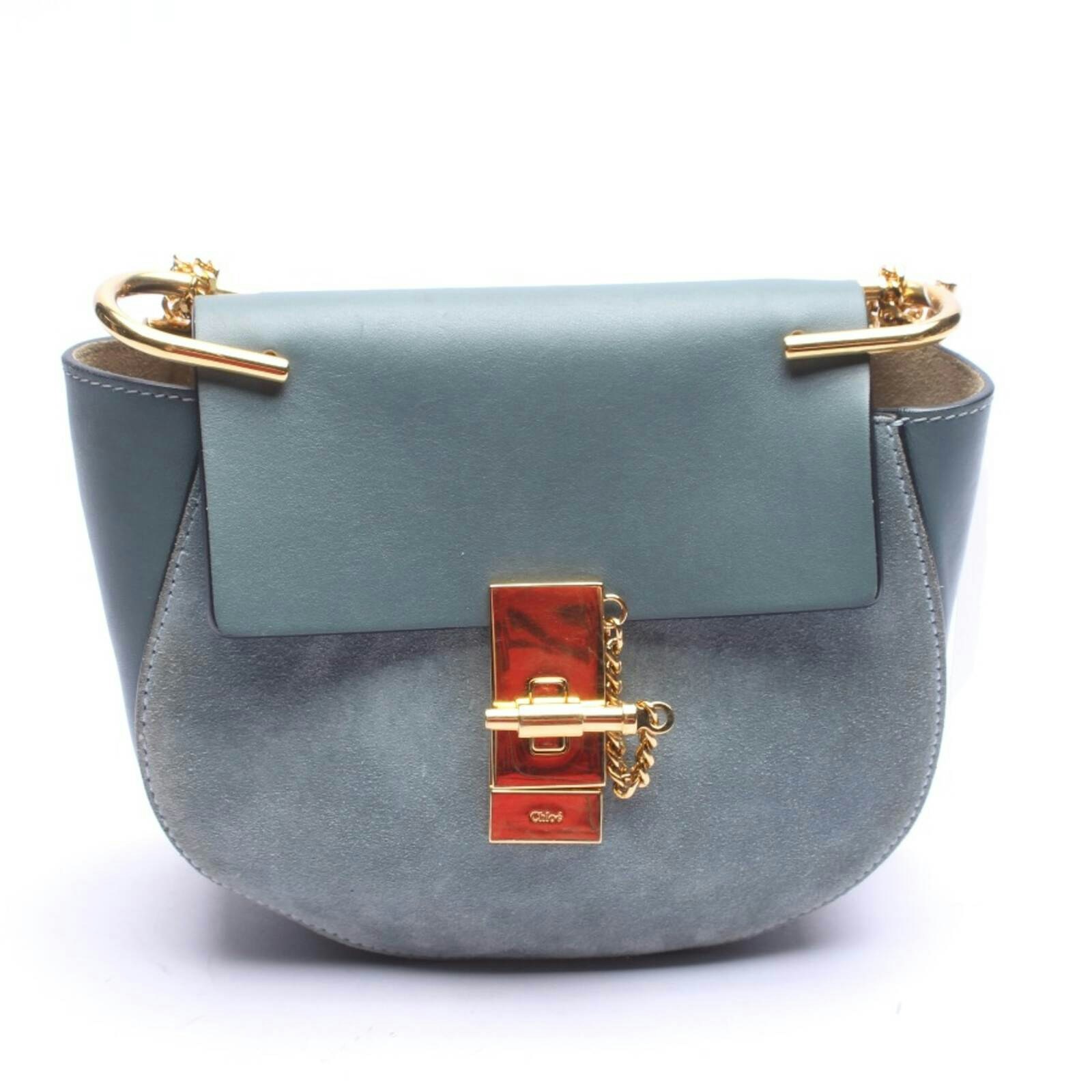 Image 1 of Drew Mini Evening Bag Light Blue in color Blue | Vite EnVogue