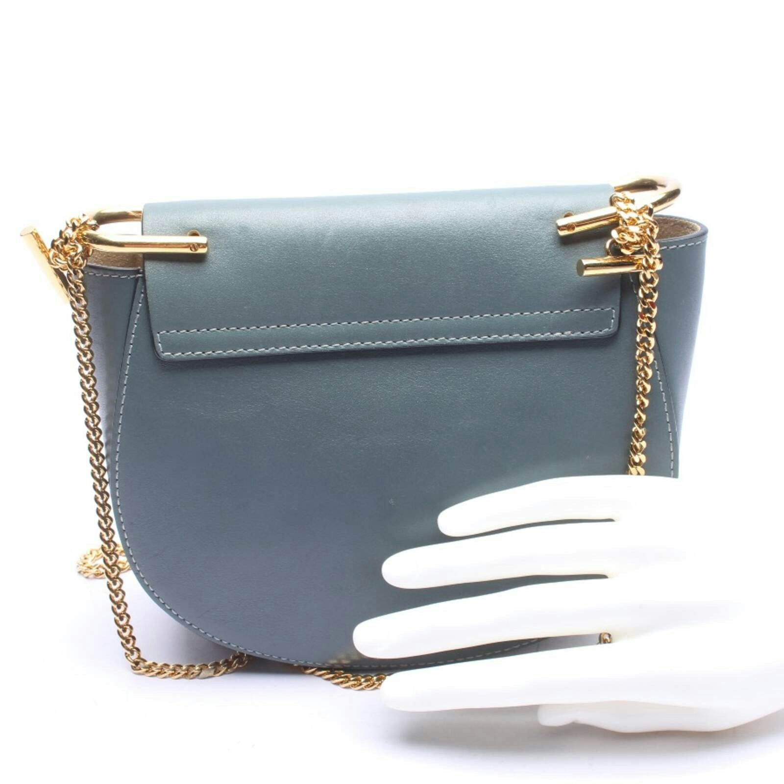 Image 2 of Drew Mini Evening Bag Light Blue in color Blue | Vite EnVogue