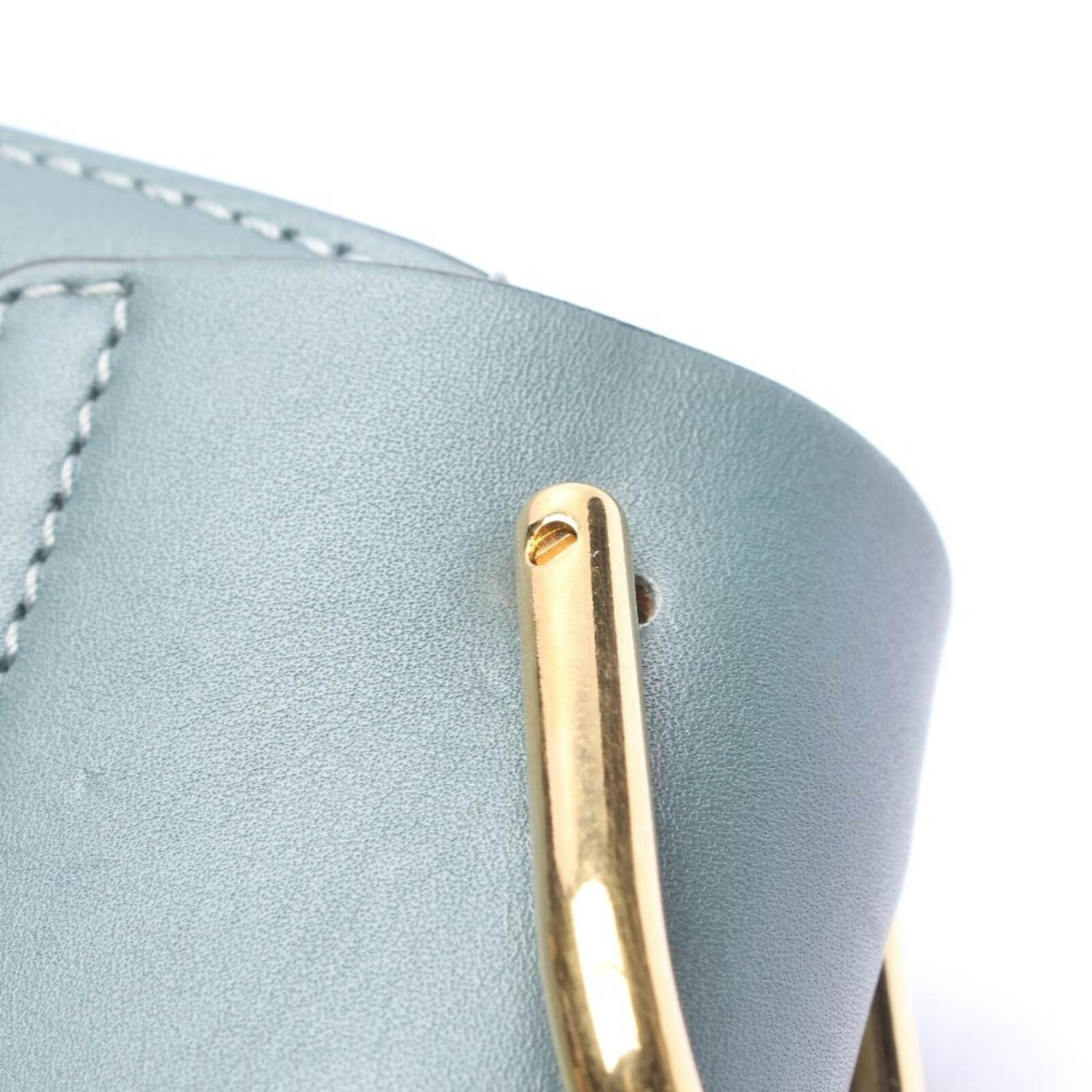 Image 9 of Drew Mini Evening Bag Light Blue in color Blue | Vite EnVogue