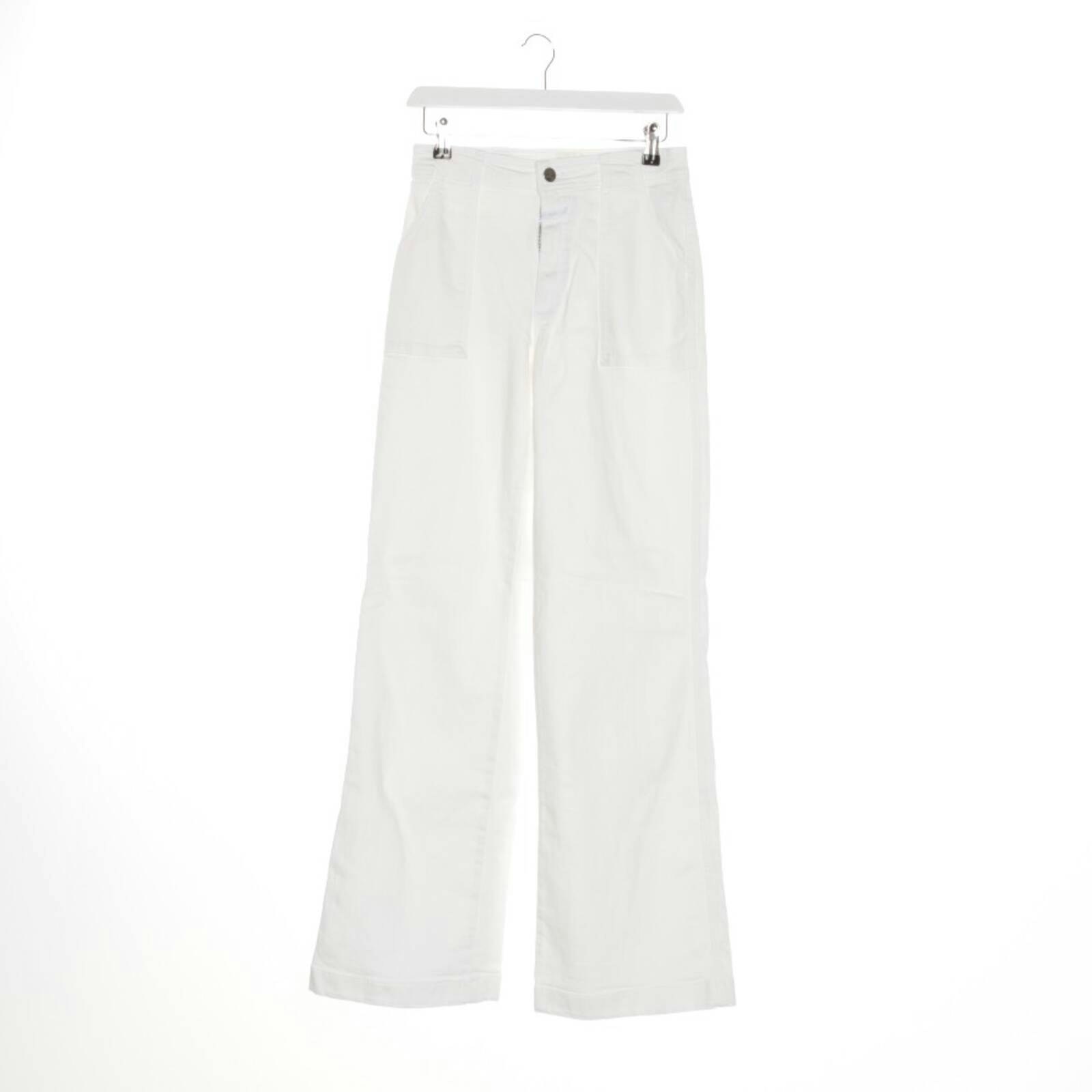 Image 1 of Flared Jeans W26 White in color White | Vite EnVogue