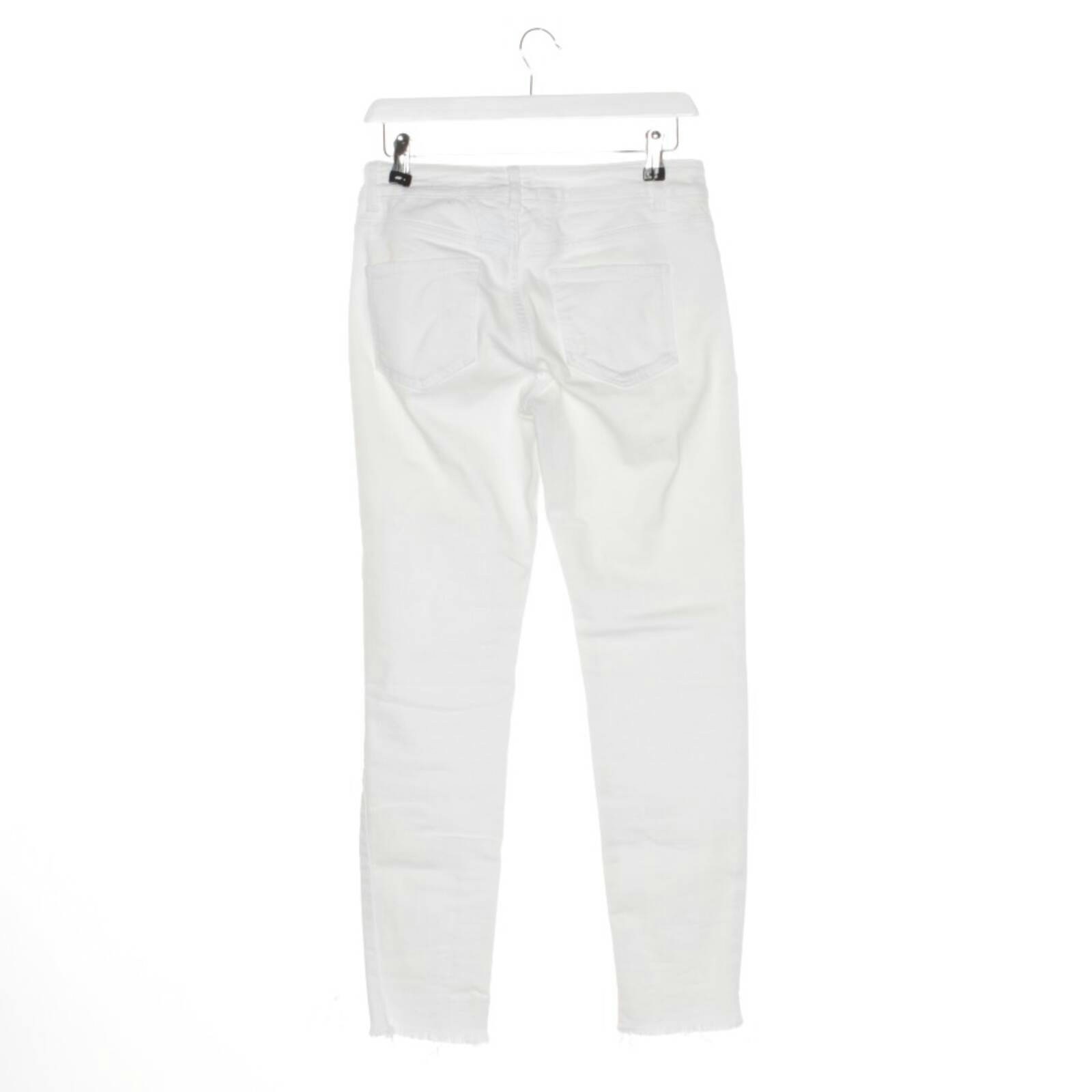 Image 2 of Straight Fit Jeans W26 White in color White | Vite EnVogue