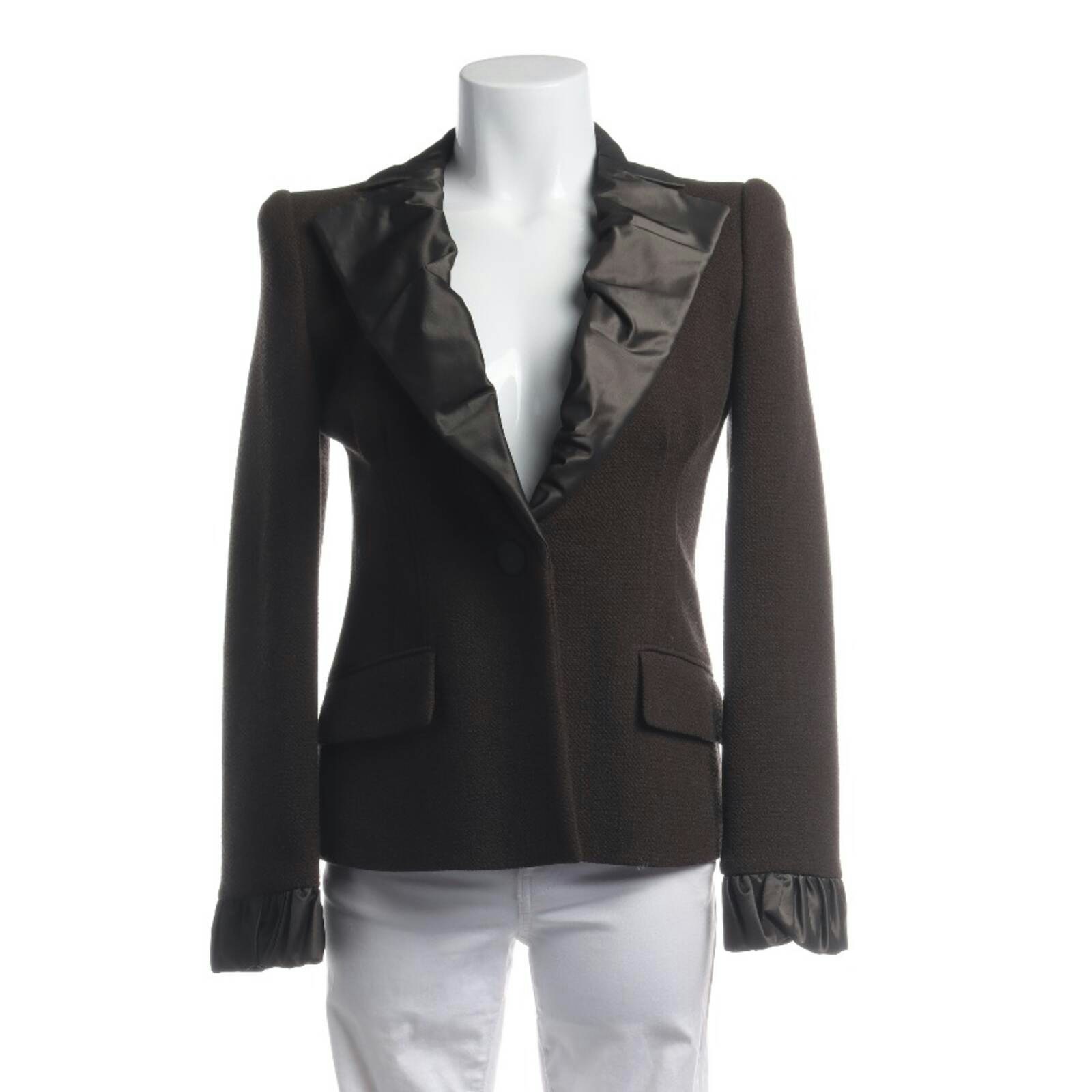 Image 1 of Blazer 34 Brown in color Brown | Vite EnVogue