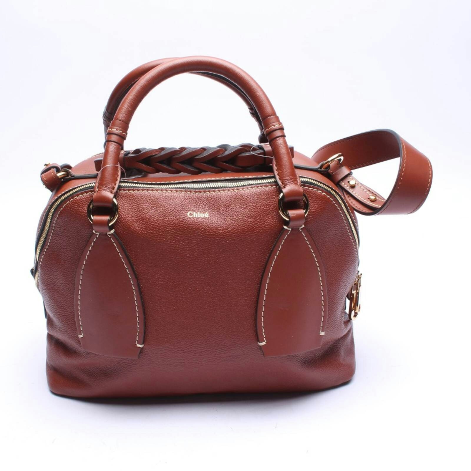 Image 1 of Daria Medium Handbag Brown in color Brown | Vite EnVogue