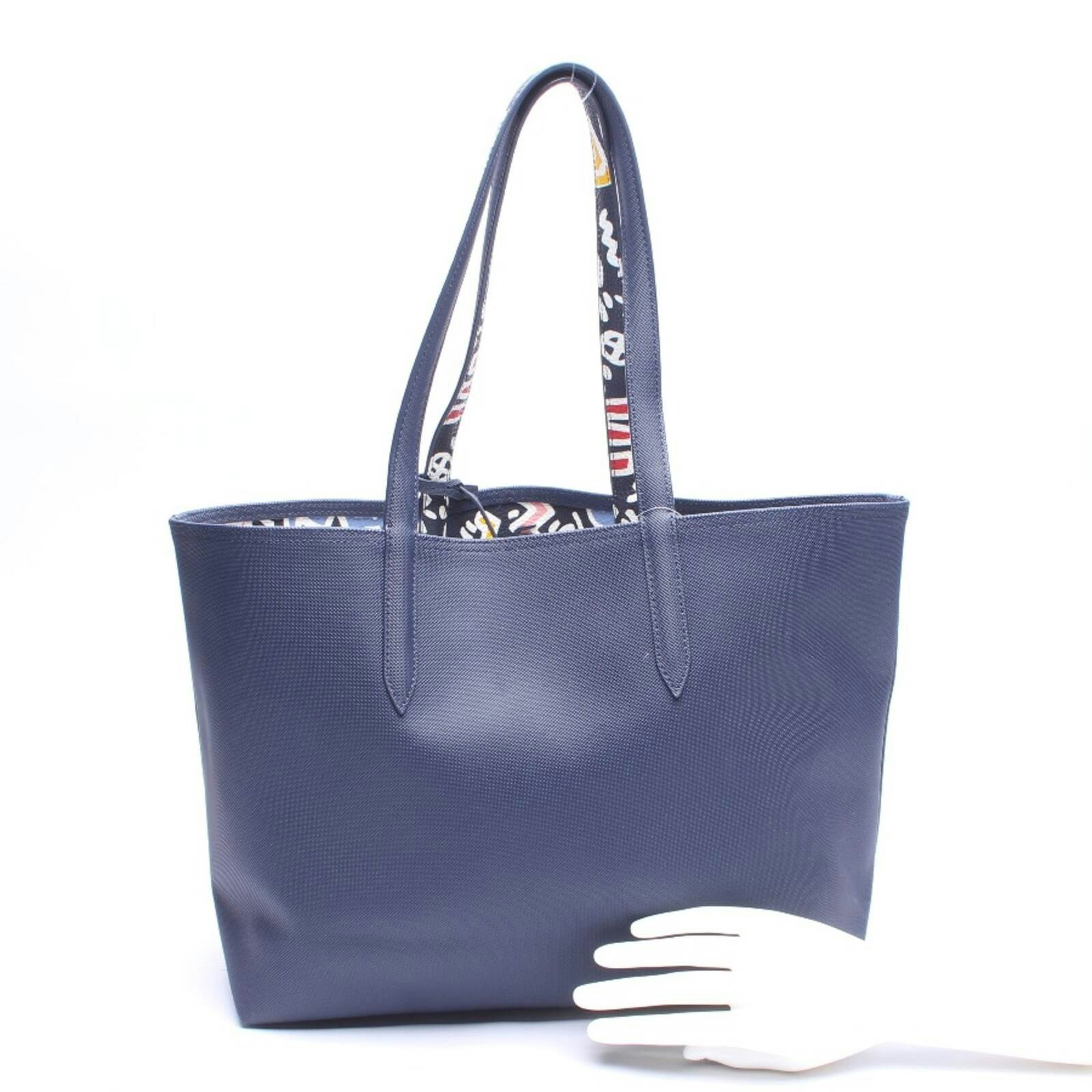 Image 2 of Reversible Shopper Bag Navy in color Blue | Vite EnVogue