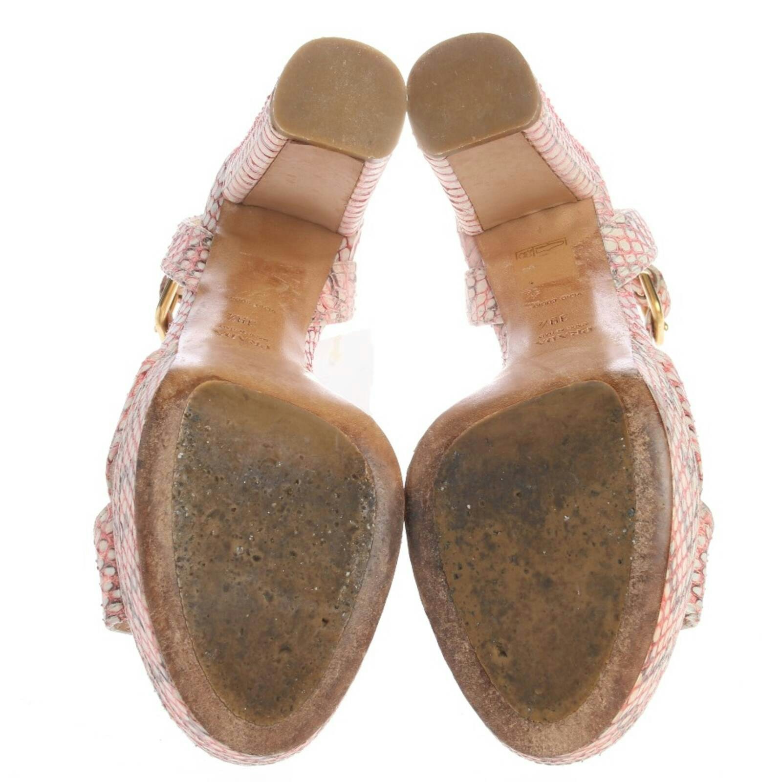 Image 3 of Heeled Sandals EUR 39.5 Light Pink in color Pink | Vite EnVogue