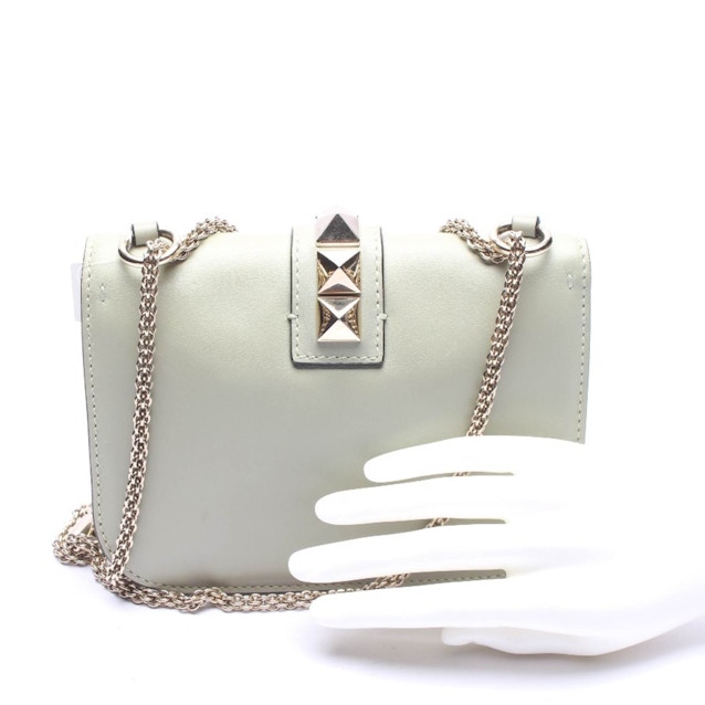 Glam Lock Shoulder Bag Light Green | Vite EnVogue