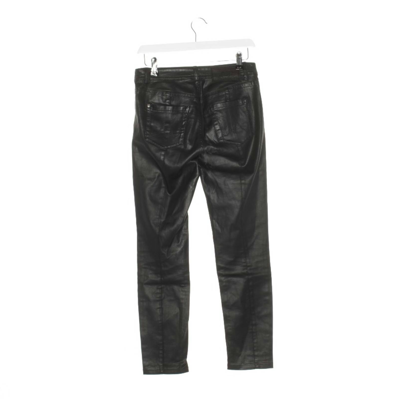 Image 2 of Pants 34 Black in color Black | Vite EnVogue