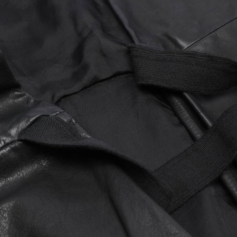 Image 4 of Leather Coat 36 Black in color Black | Vite EnVogue