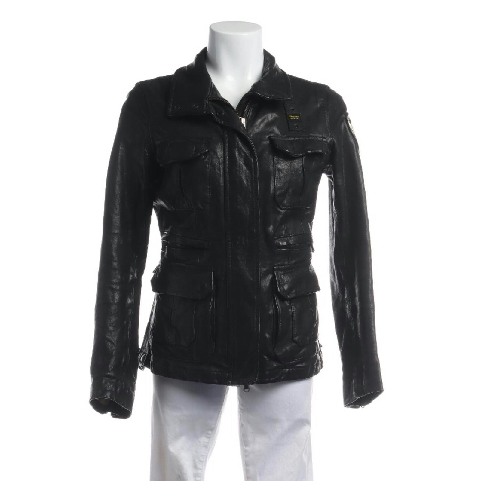 Bild 1 von Lederjacke M Schwarz in Farbe Schwarz | Vite EnVogue